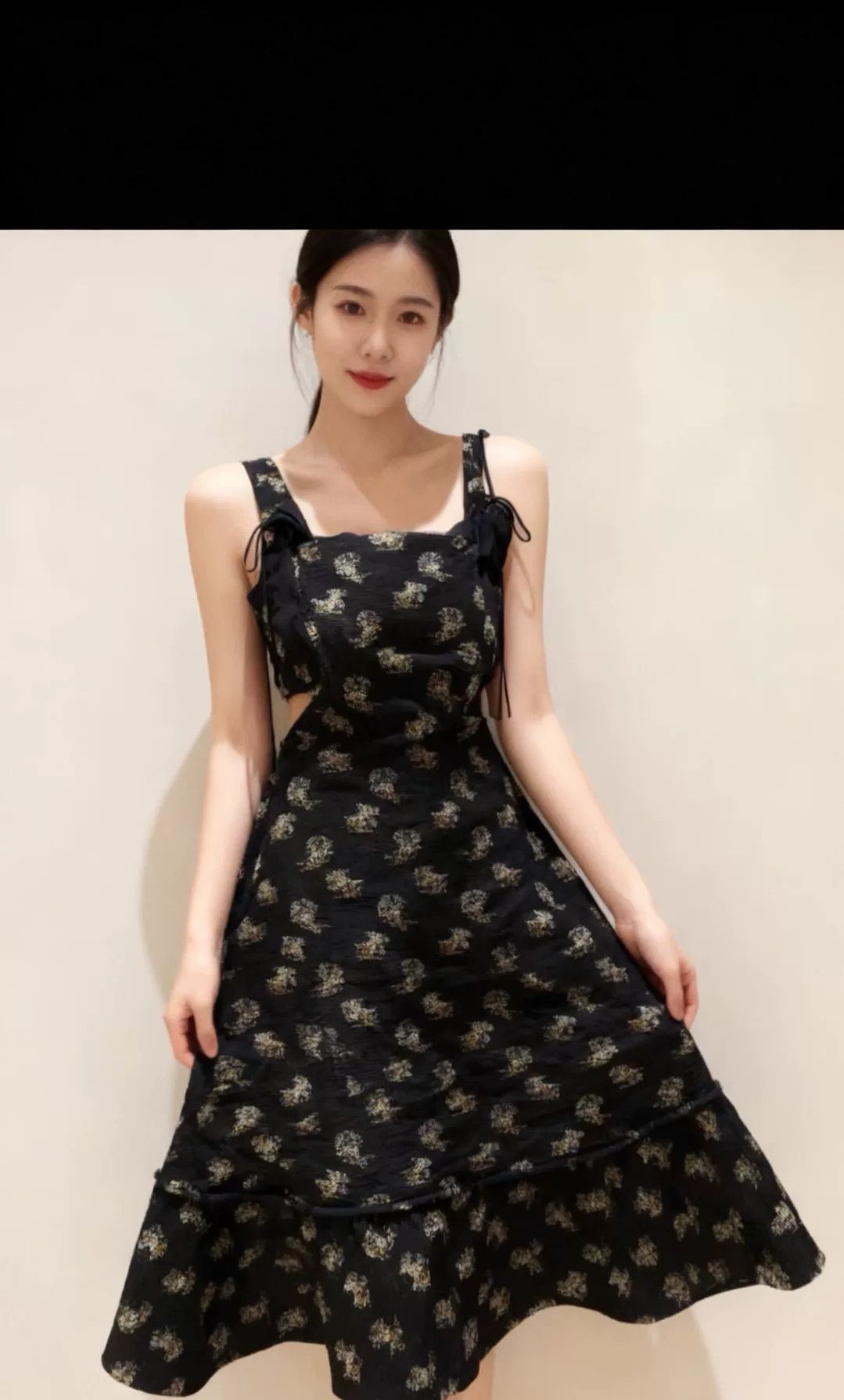 Enfants Riches Deprimes ERDEM UK10 Black Gold Floral Dress Size S / US 4 / IT 40 - 1 Thumbnail