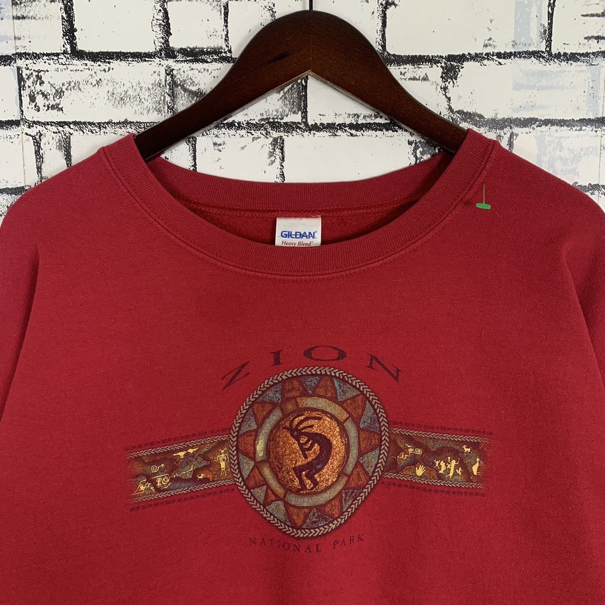 Vintage × Zion Rootswear Vintage Zion National Park Sweatshirt Crewneck Size US XL / EU 56 / 4 - 2 Thumbnail