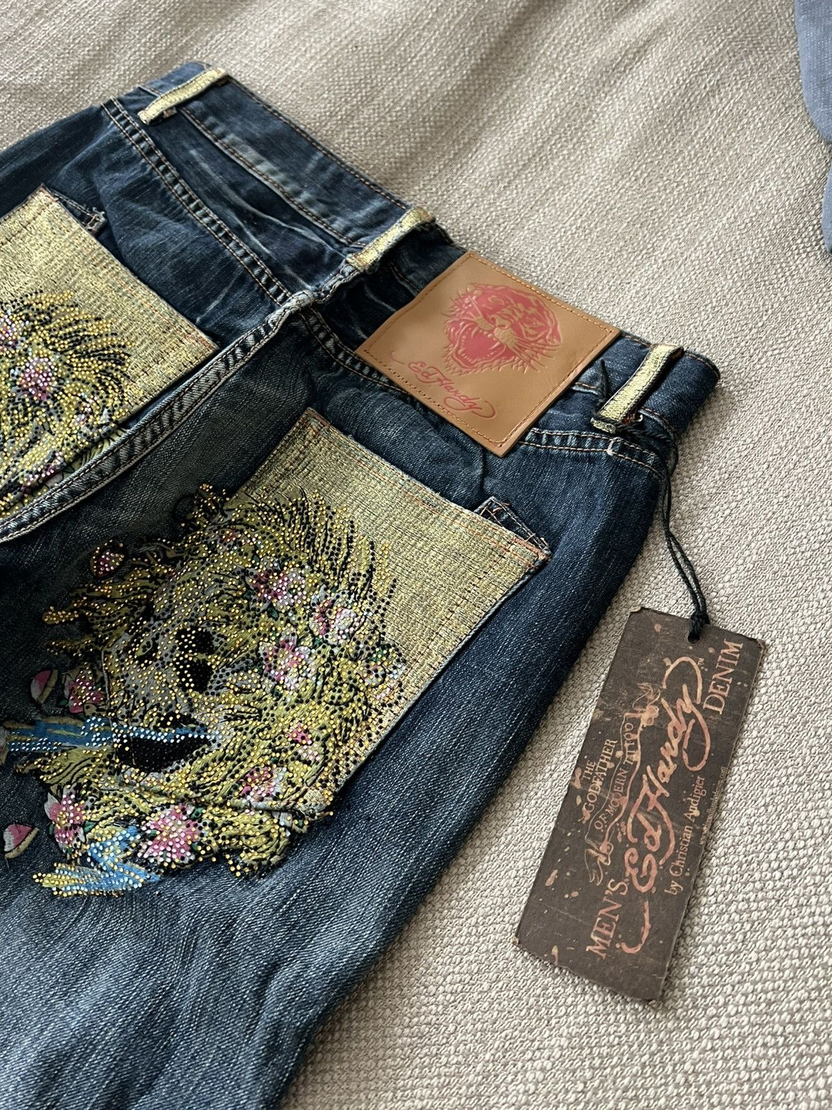 Ed Hardy Vintage 💥 Ed Hardy Jeans by Christian Audigier Pants Size US 32 / EU 48 - 7 Thumbnail