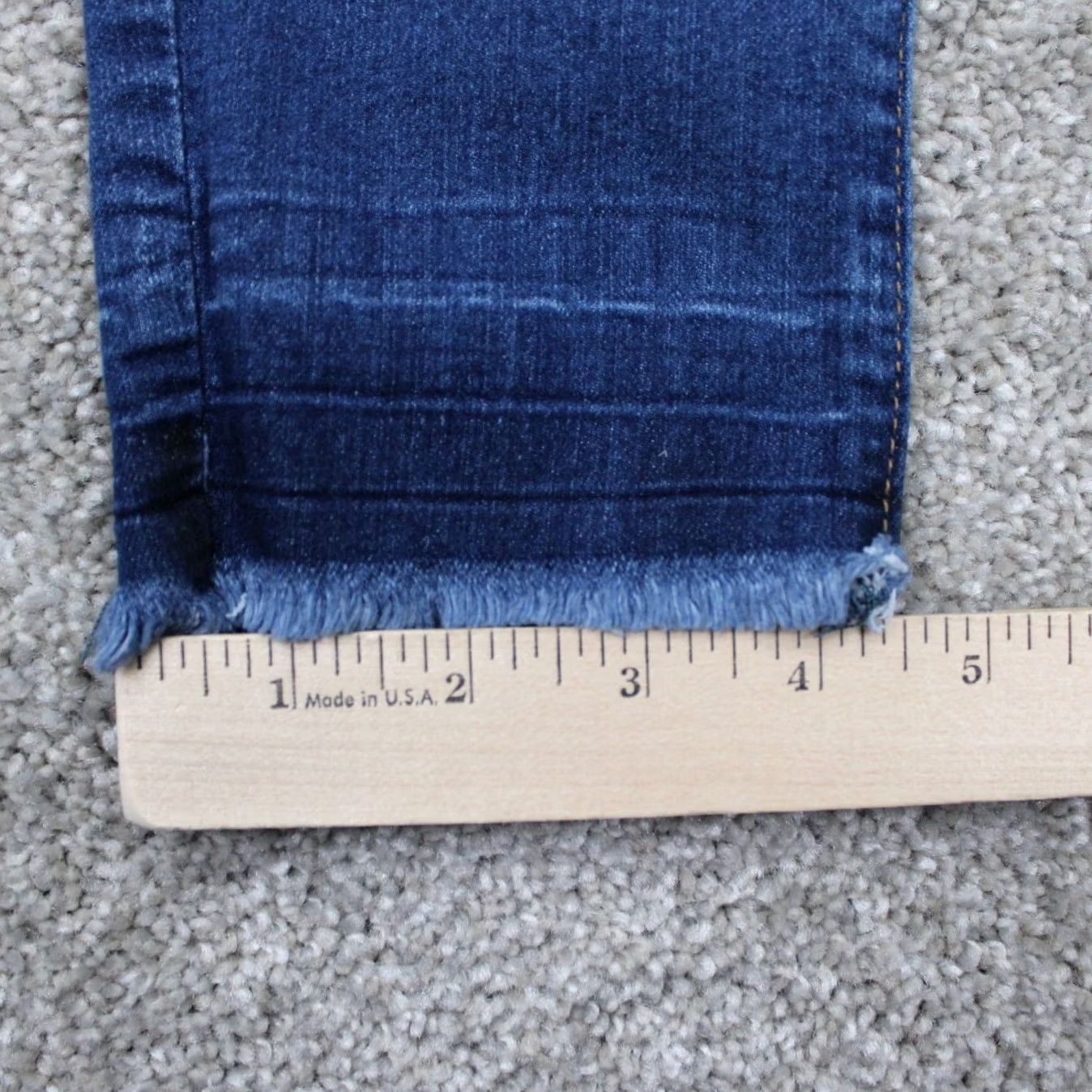 Vintage Democracy Jeans Womens 6 Blue Distressed Denim w/ 26" inseam City College Urban Fit Regular Mens Womens Size 28" / US 6 / IT 42 - 5 Thumbnail