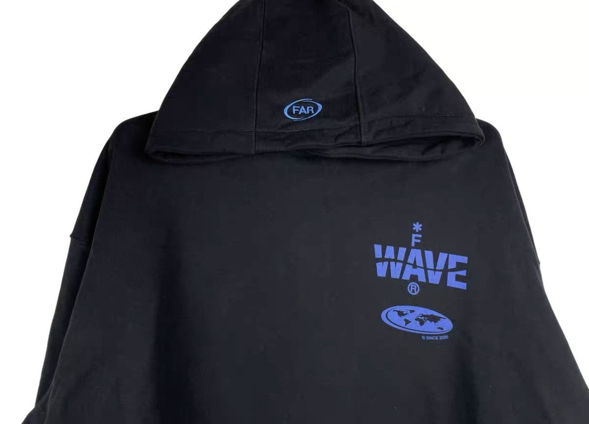 FAR FROM WHAT Far Archive WAVE World Map Hoodie J31 Size US M / EU 48-50 / 2 - 3 Thumbnail