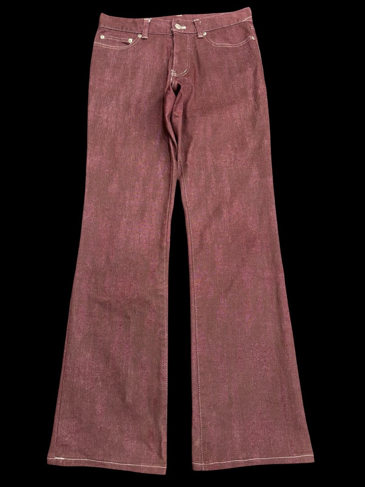 Japanese Brand 💥Flare💥Very Rare Tornado Mart Stretchable Pant F482 Size US 30 / EU 46 - 2 Thumbnail