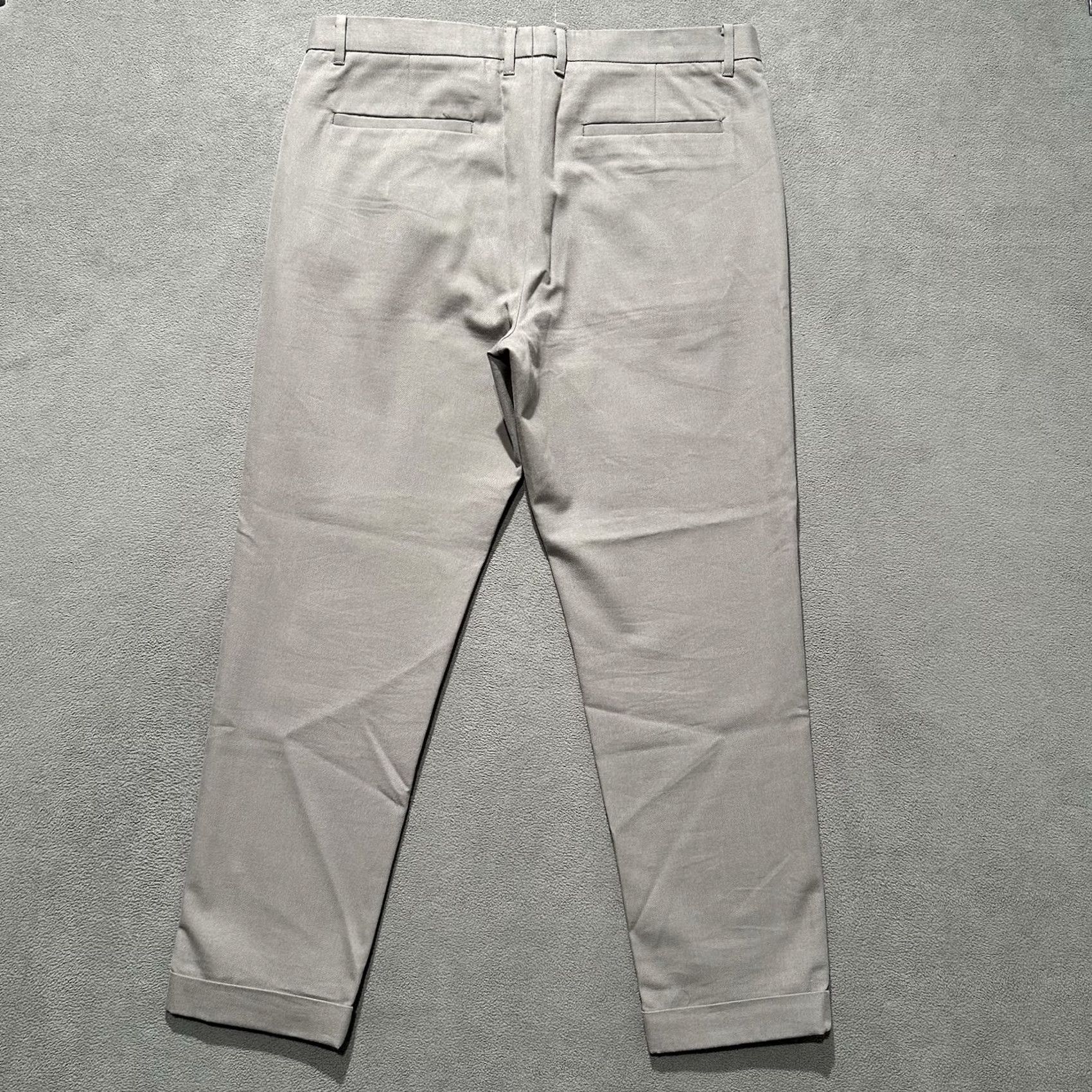 Allsaints Allsaints Pants Men 32 (35x26) Beige Tallis Trouser Pleated Wool Blend Cropped Size US 32 / EU 48 - 2 Thumbnail