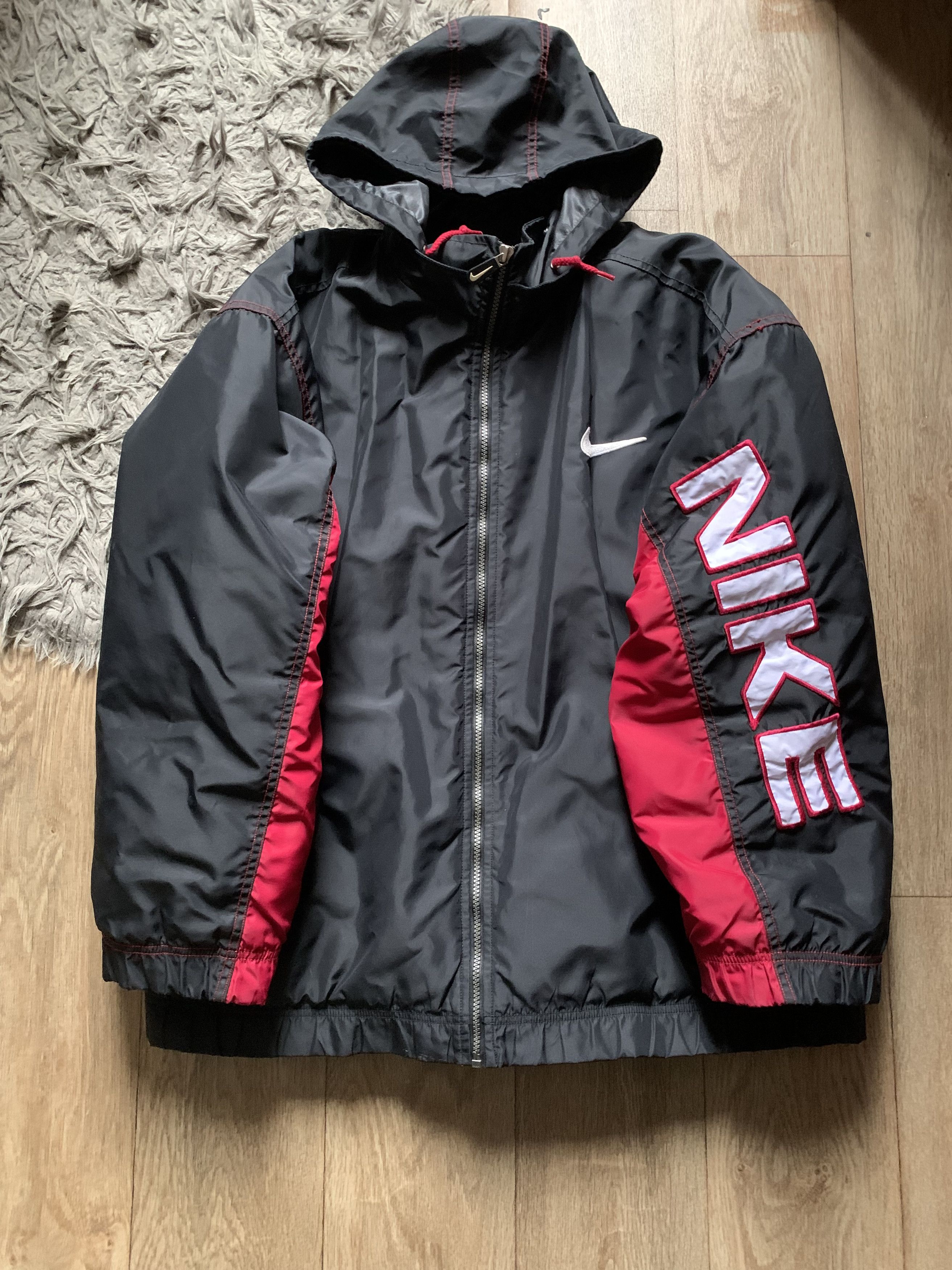 image of VTG Nike Down Jacket 1994-1999 Big Sleeve Logo, Men's (Size Large)