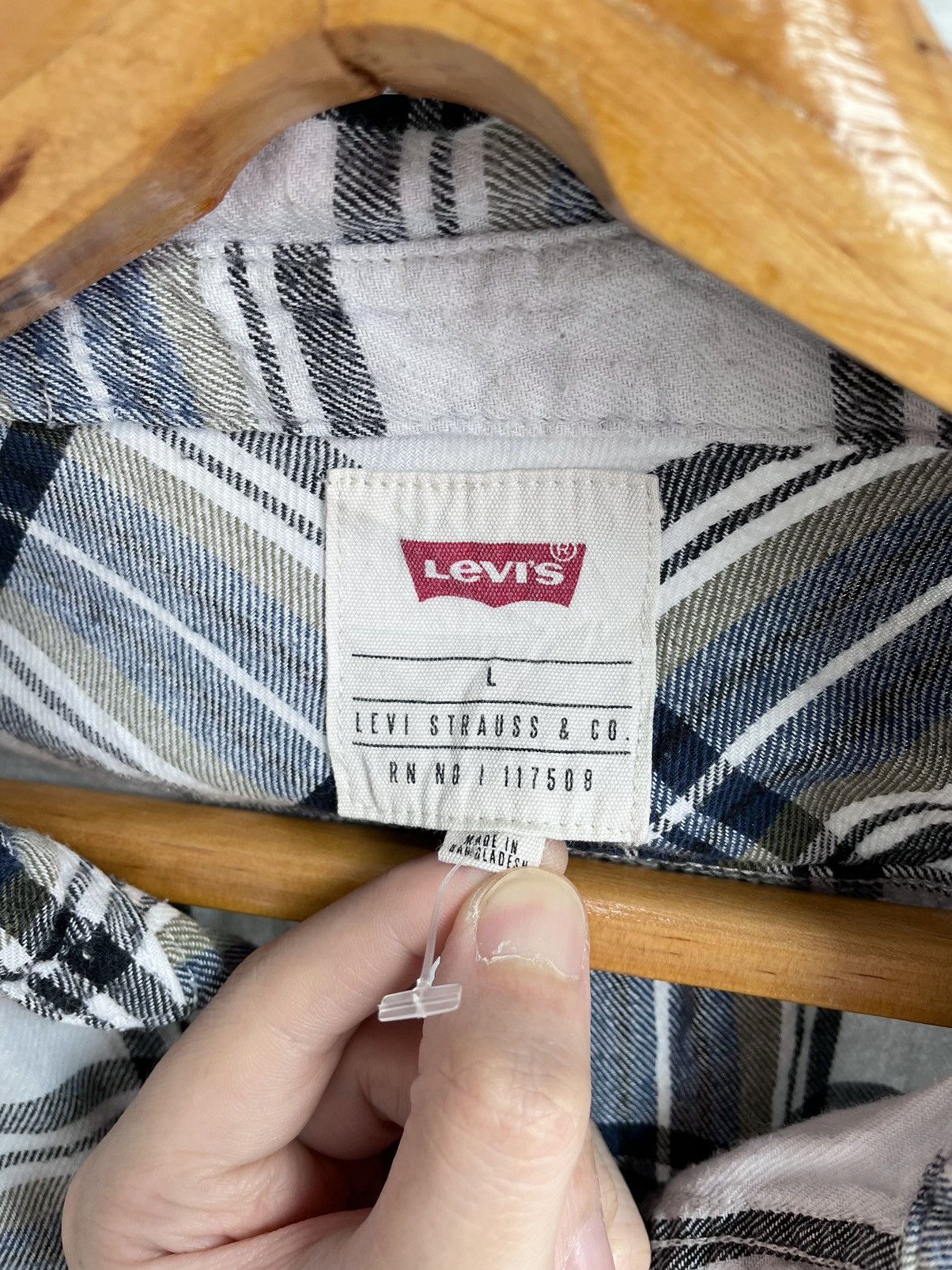 Flannel × Levi's × Vintage LEVI’S FLANNEL LONG SLEEVE SHIRT Size US L / EU 52-54 / 3 - 9 Thumbnail