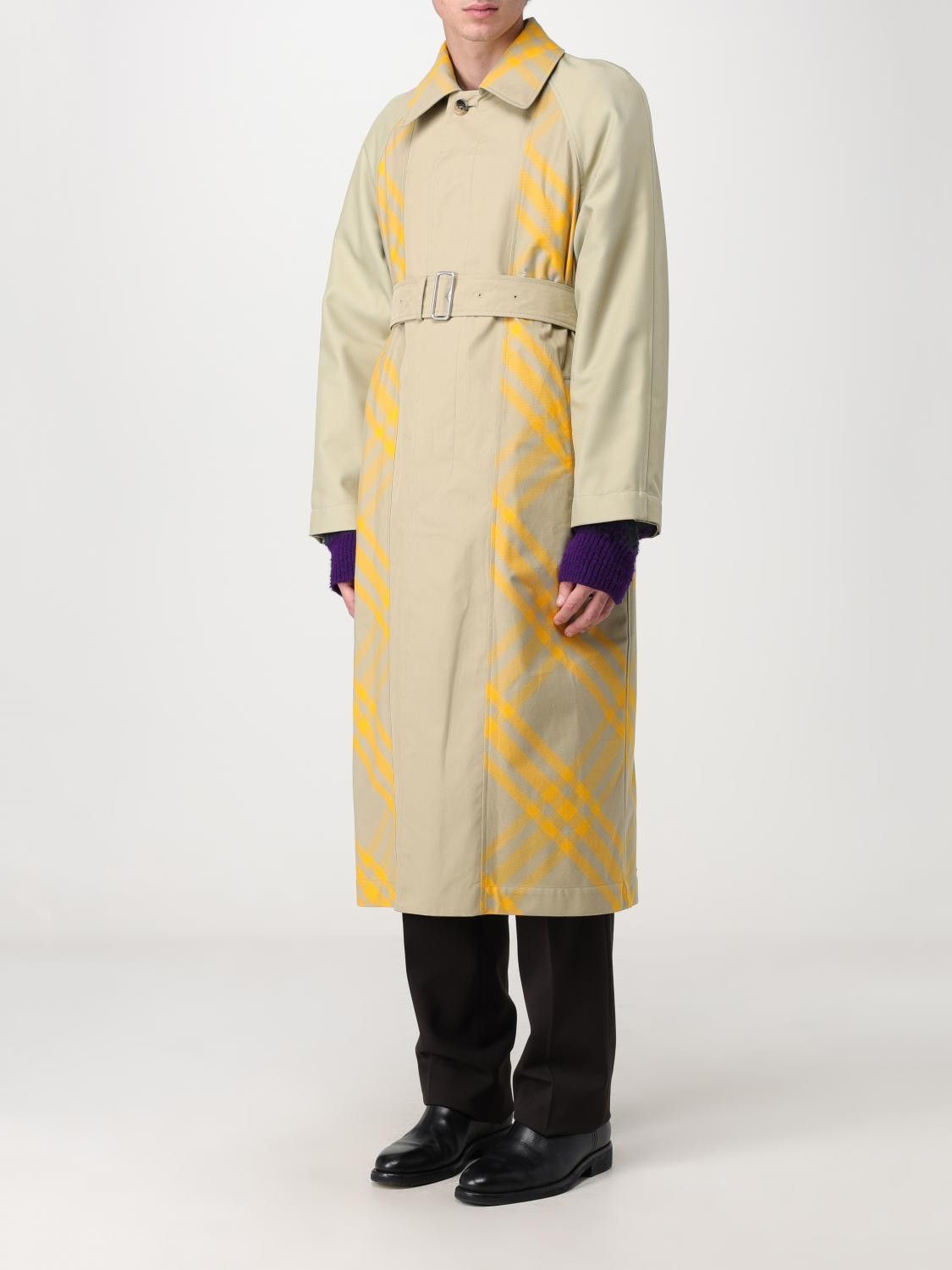 Burberry o1y0426 Trench Coat in Beige/Yellow Size US L / EU 52-54 / 3 - 4 Thumbnail