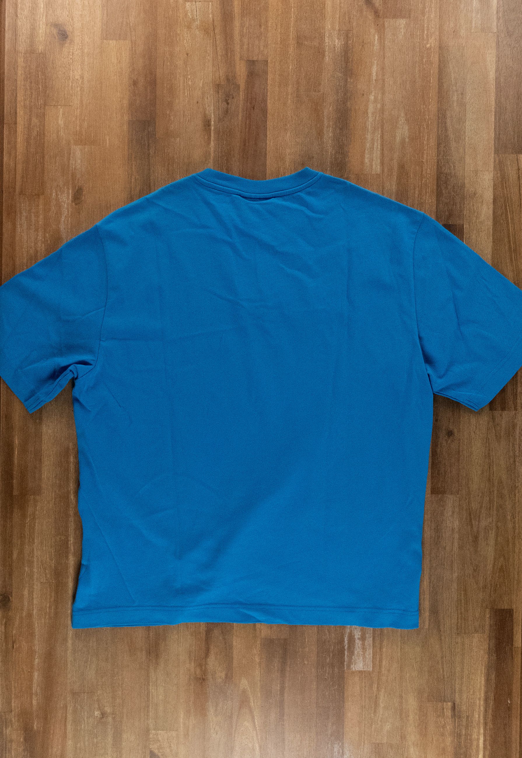 Maison Kitsune MAISON KITSUNE blue Men Go Faster logo embroidered t-shirt q Size US L / EU 52-54 / 3 - 10 Thumbnail