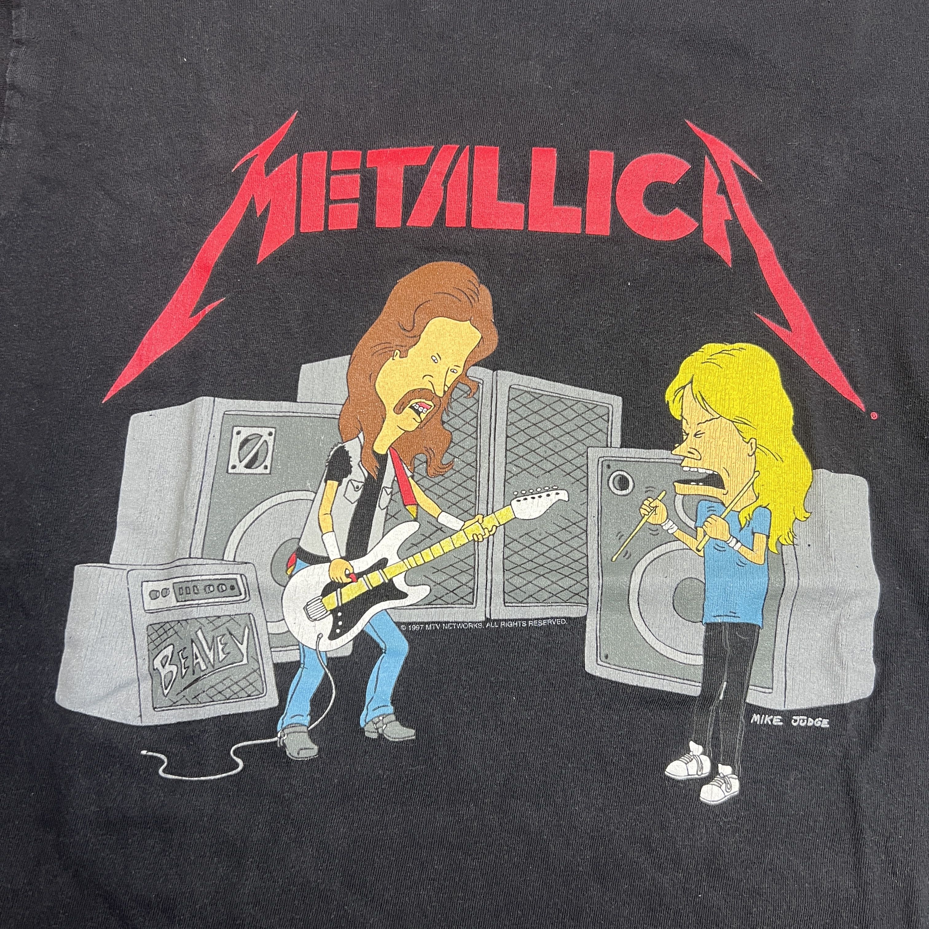 Giant × Metallica × Vintage 1997 Metallica Beavis and Butthead Tee Size US L / EU 52-54 / 3 - 5 Thumbnail