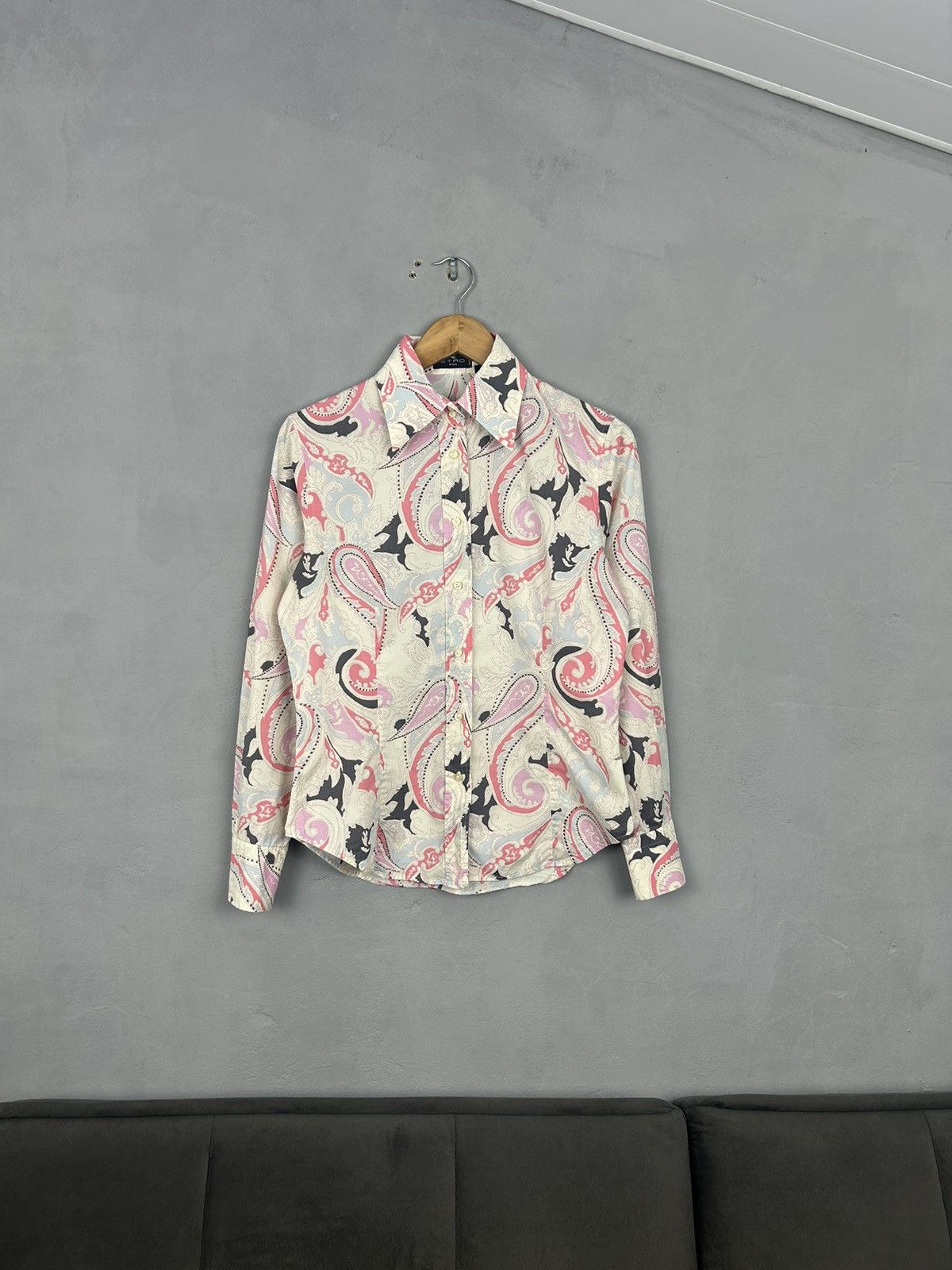 Etro Etro Milano Paisley Print Cotton Shirt Made in Italy Size L / US 10 / IT 46 - 1 Thumbnail