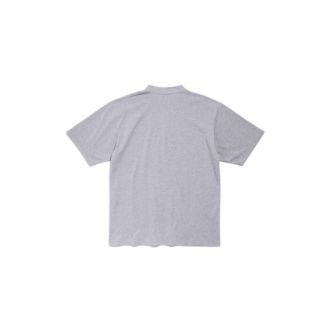 Balenciaga o1tr1nto1025 Patch Garde-Robe T-Shirt Medium Fit in Grey Size US XS / EU 42 / 0 - 2 Thumbnail