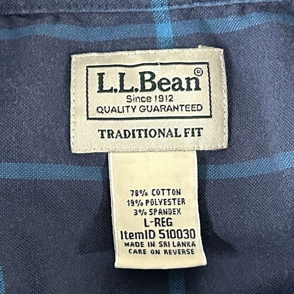 Vintage LL Bean Large Traditional Fit Stretch Oxford Shirt Plaid Button-Down Casual Size US L / EU 52-54 / 3 - 3 Thumbnail