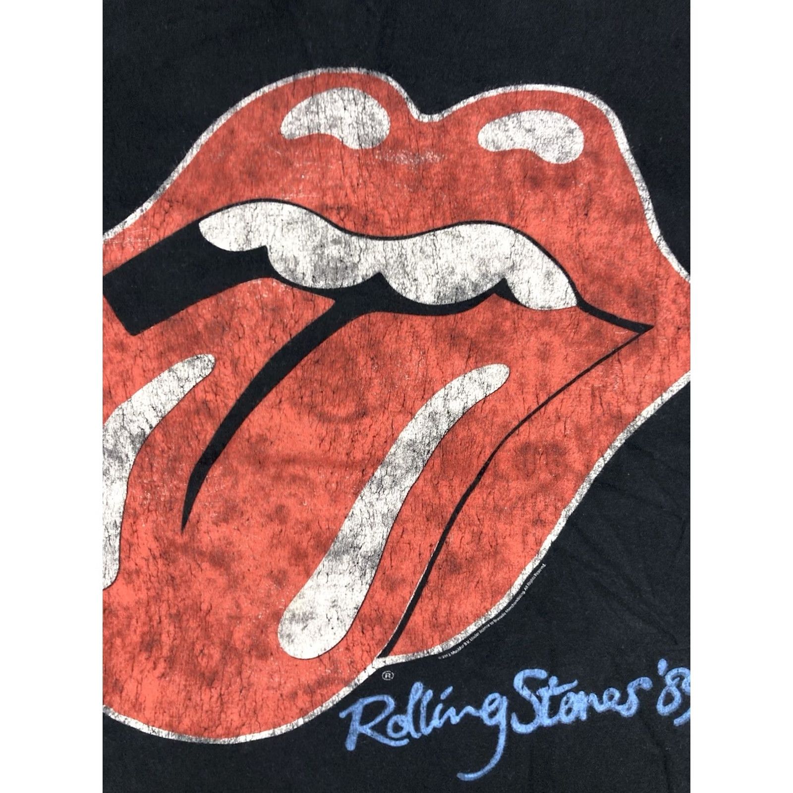 Vintage VINTAGE The Rolling Stones T-Shirt Womens Medium Black Short Sleeve Music Size M / US 6-8 / IT 42-44 - 2 Thumbnail