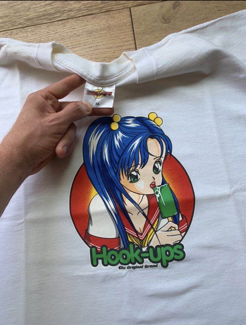 Hook-Ups Vintage anime hook ups t shirt Size US XL / EU 56 / 4 - 1 Thumbnail
