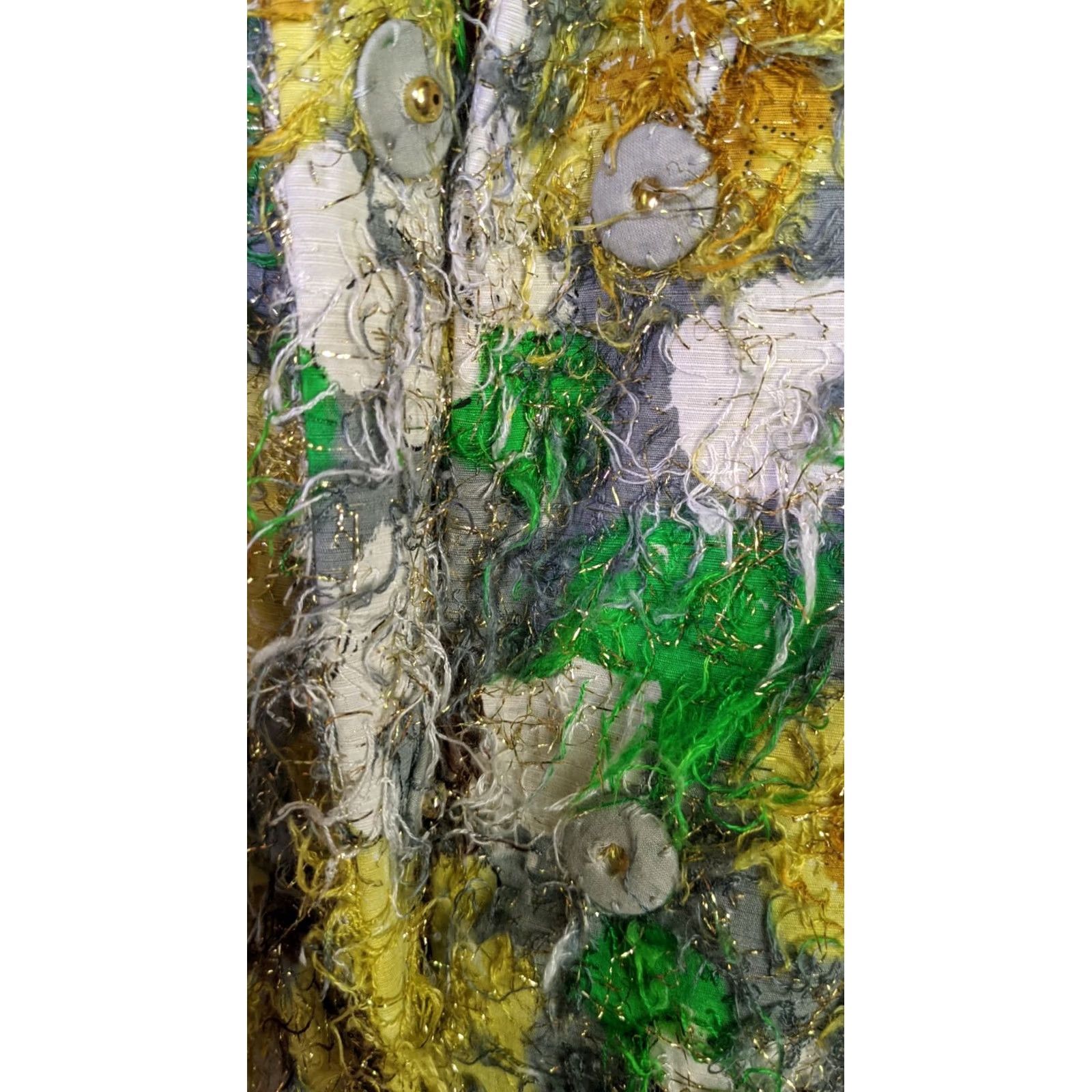 Marni Marni Floral Fuzzy Gold Chesterfield Jacket Multicolor 42 Italy Women Jacket Multicolor 42 Louis? Size M / US 6-8 / IT 42-44 - 5 Thumbnail
