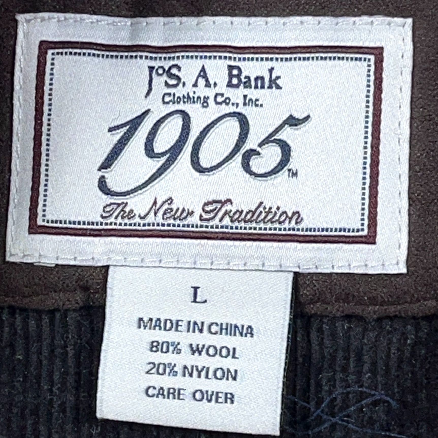 Jos. A. Bank Jos A Bank Sweater Men Large Brown Wool Knit Pullover Shawl Neck 1905 Knit Style Pullover 1/4 Zip Buttons Logo Zipper - Regular Fit - Mens Size US L / EU 52-54 / 3 - 3 Thumbnail