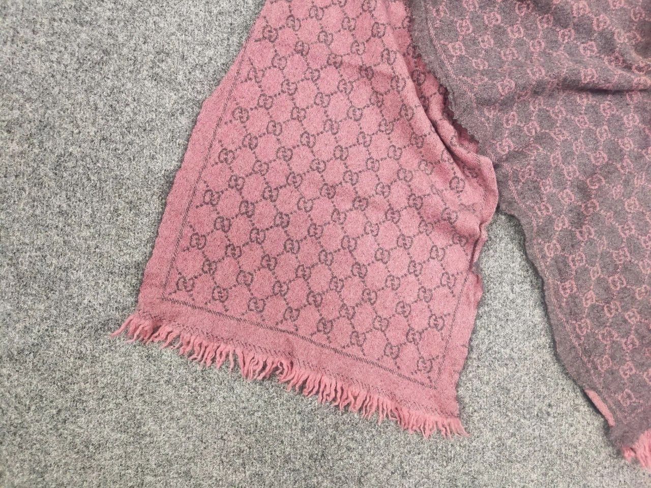 Gucci Gucci GG Monogram Authentic double-sided wool scarf Size ONE SIZE - 7 Thumbnail