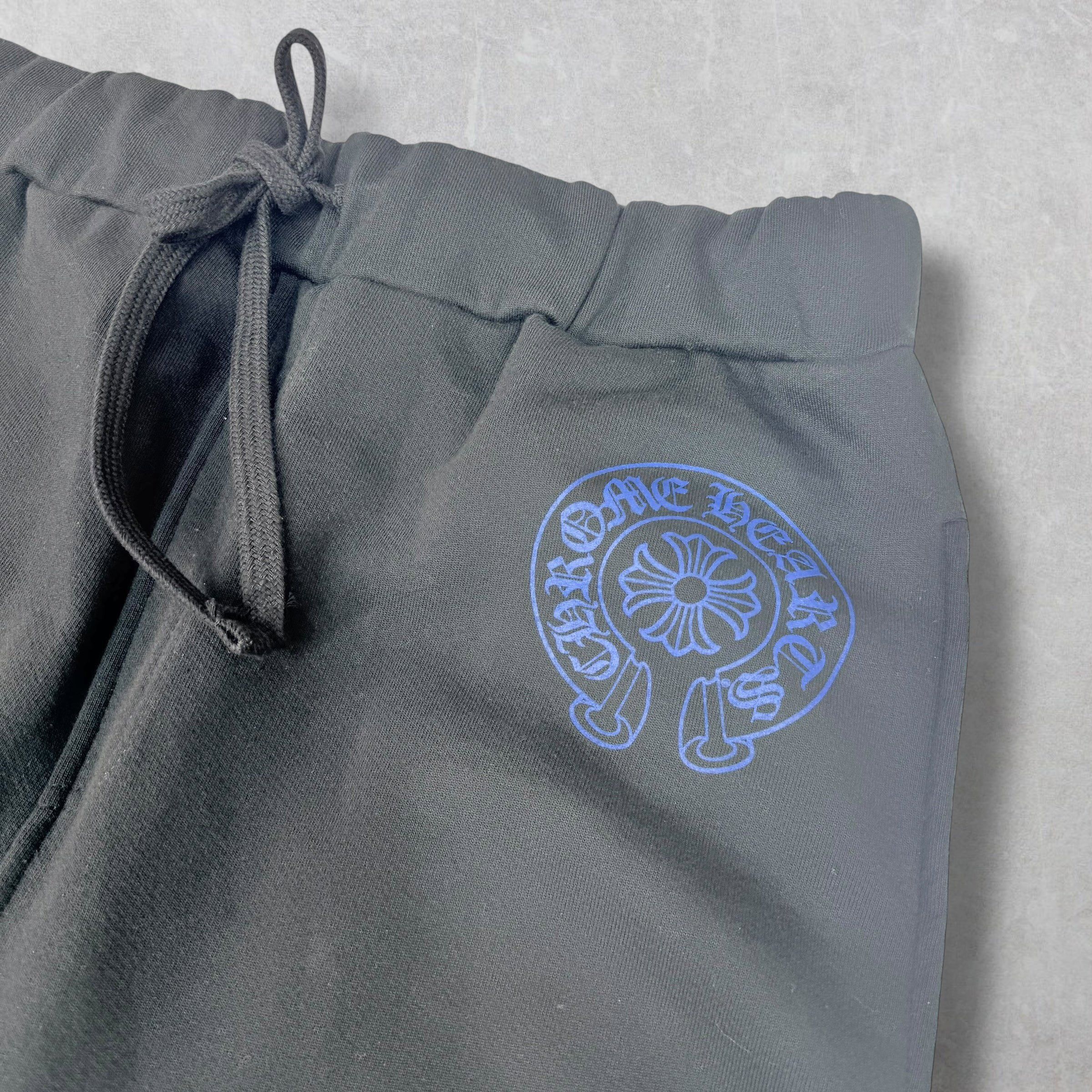 Chrome Hearts Chrome Hearts Blue Horseshoe Logo Sweatpants XL Size US 36 / EU 52 - 4 Thumbnail