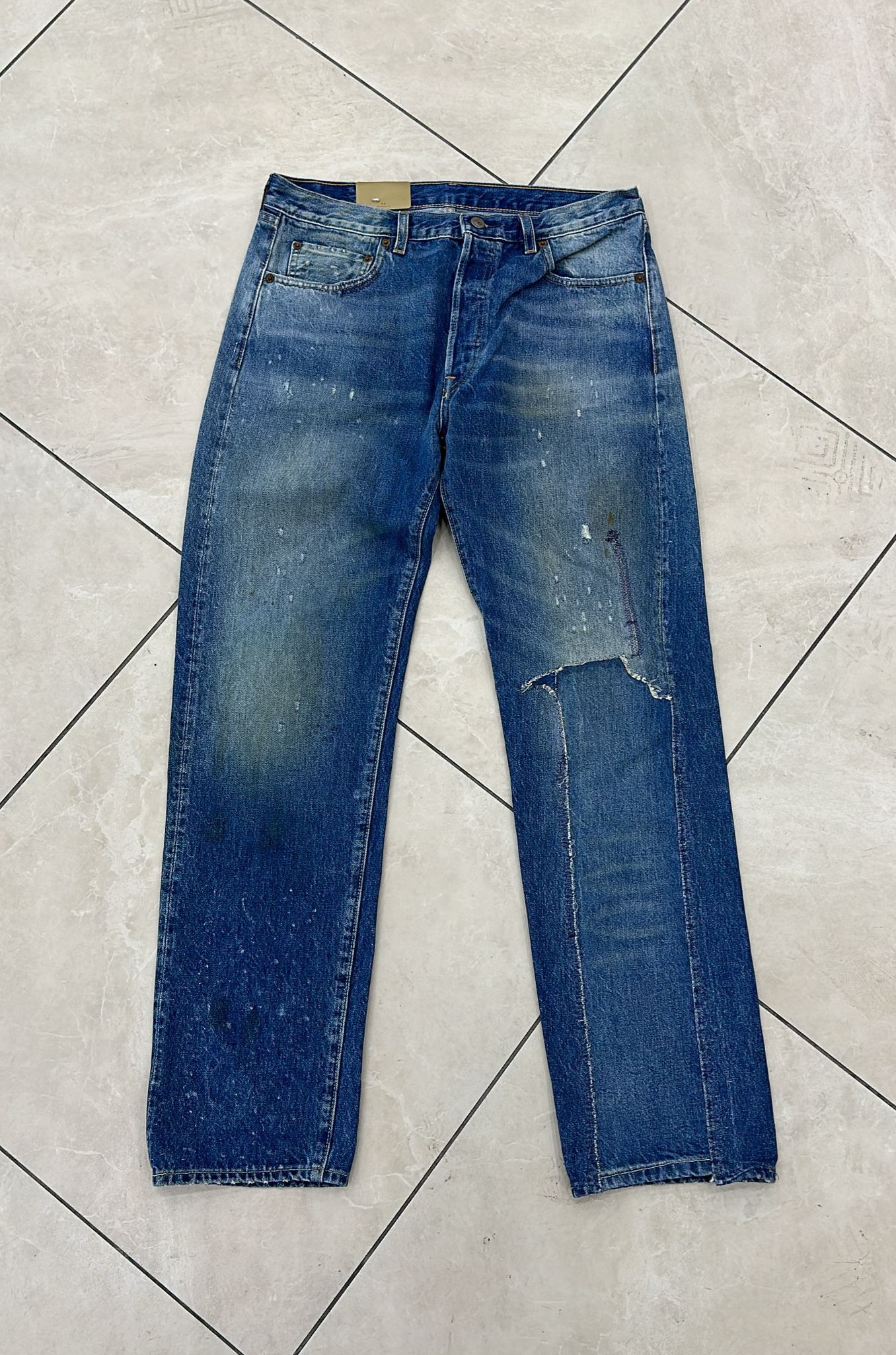 Levi's Vintage Clothing Levis Unreleased LVC 501 1966 Selvedge Jeans W33/L32 Size US 33 - 1 Thumbnail