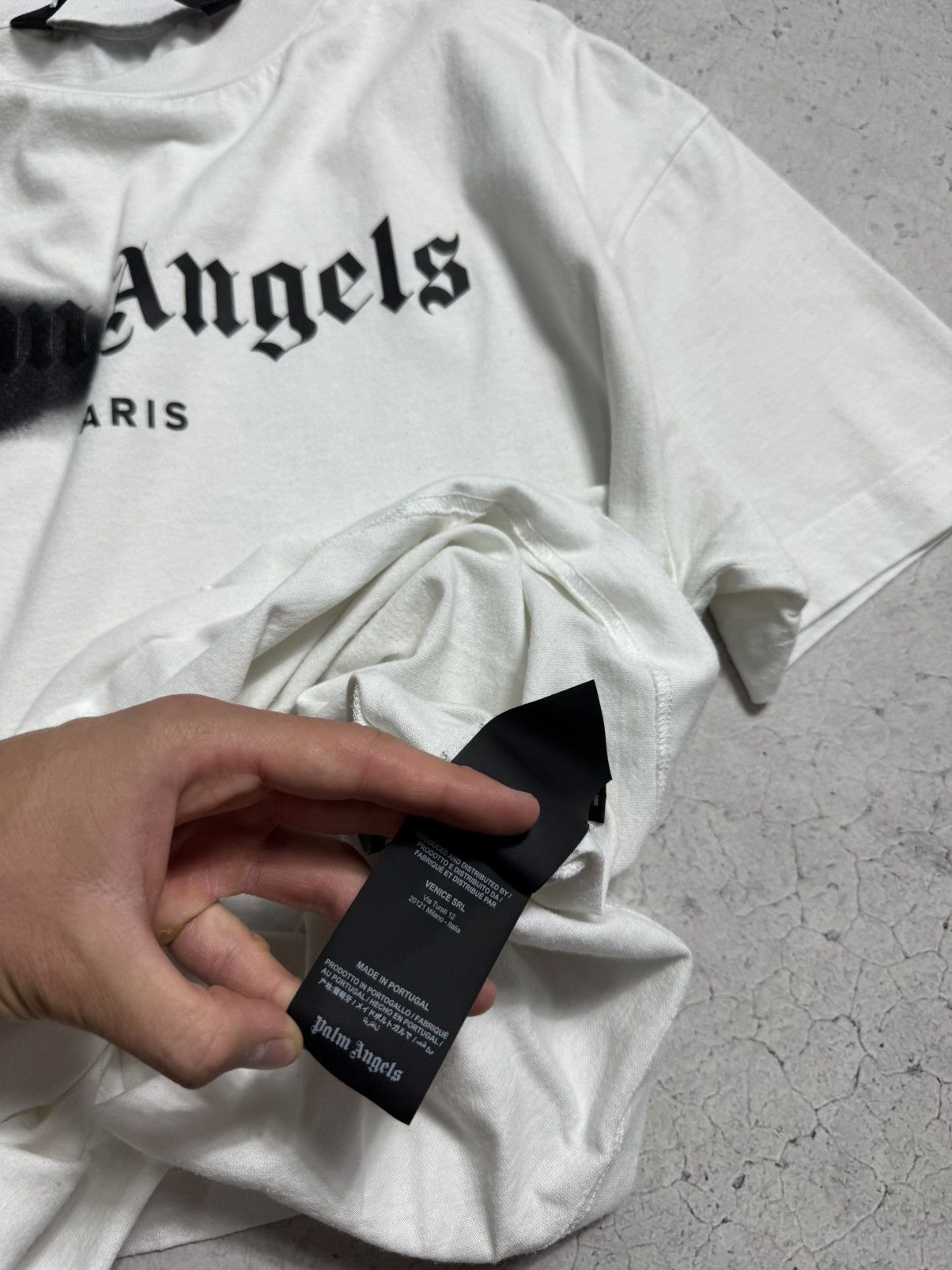 Palm Angels Palm Angels Luxury White Big Logo T-Shirt Size US M / EU 48-50 / 2 - 13 Thumbnail