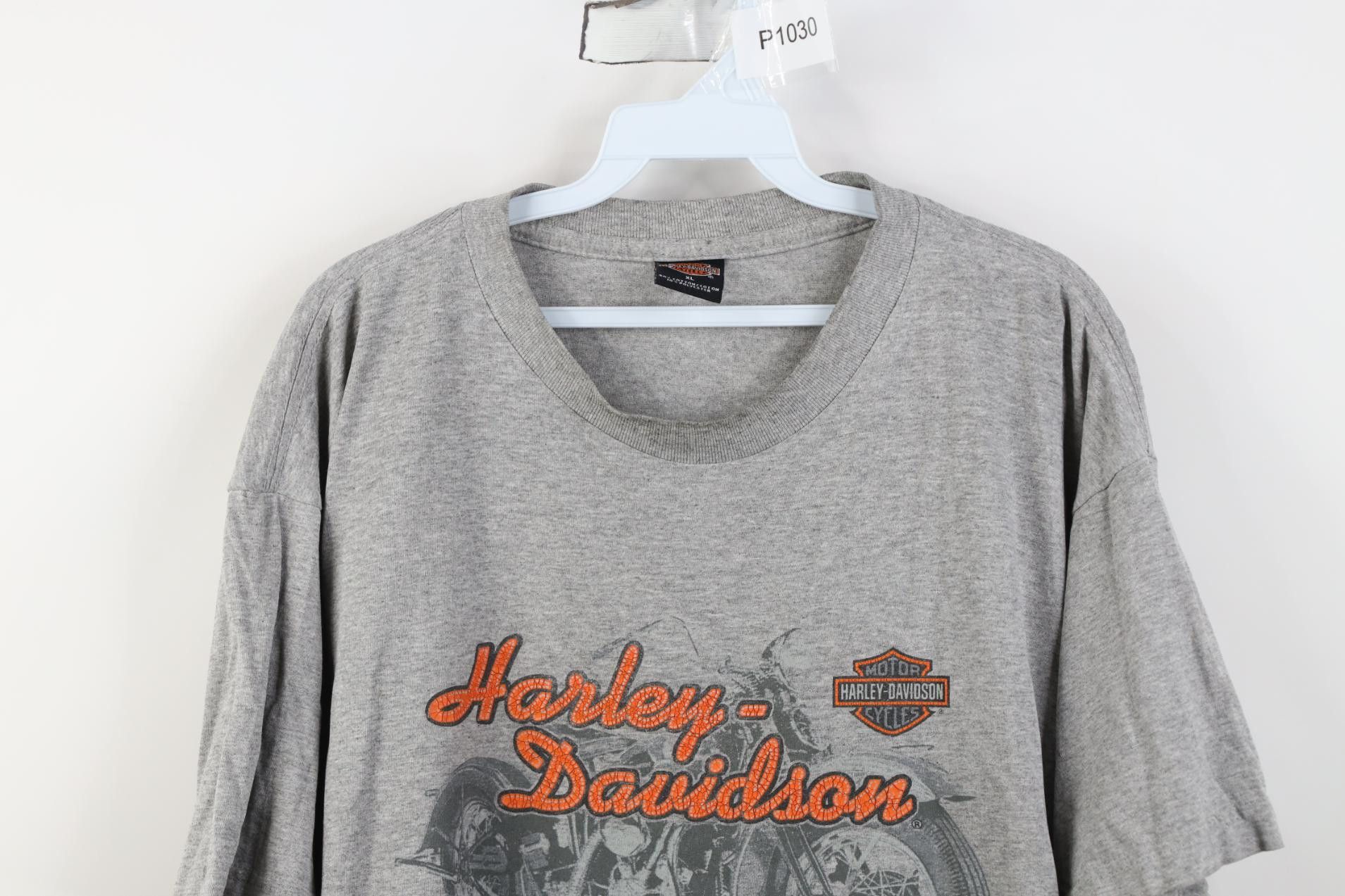 Harley Davidson Vintage Y2K 2003 Harley Davidson 100 Years T-Shirt Gray USA Size US XL / EU 56 / 4 - 2 Thumbnail