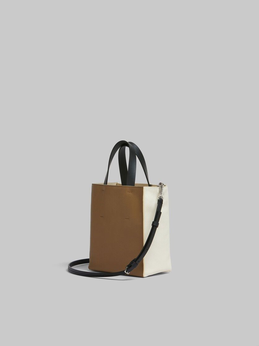 Marni o1w1db11125 Size :OS/Museo Soft Mini Bag in White/Brown Size ONE SIZE - 5 Thumbnail