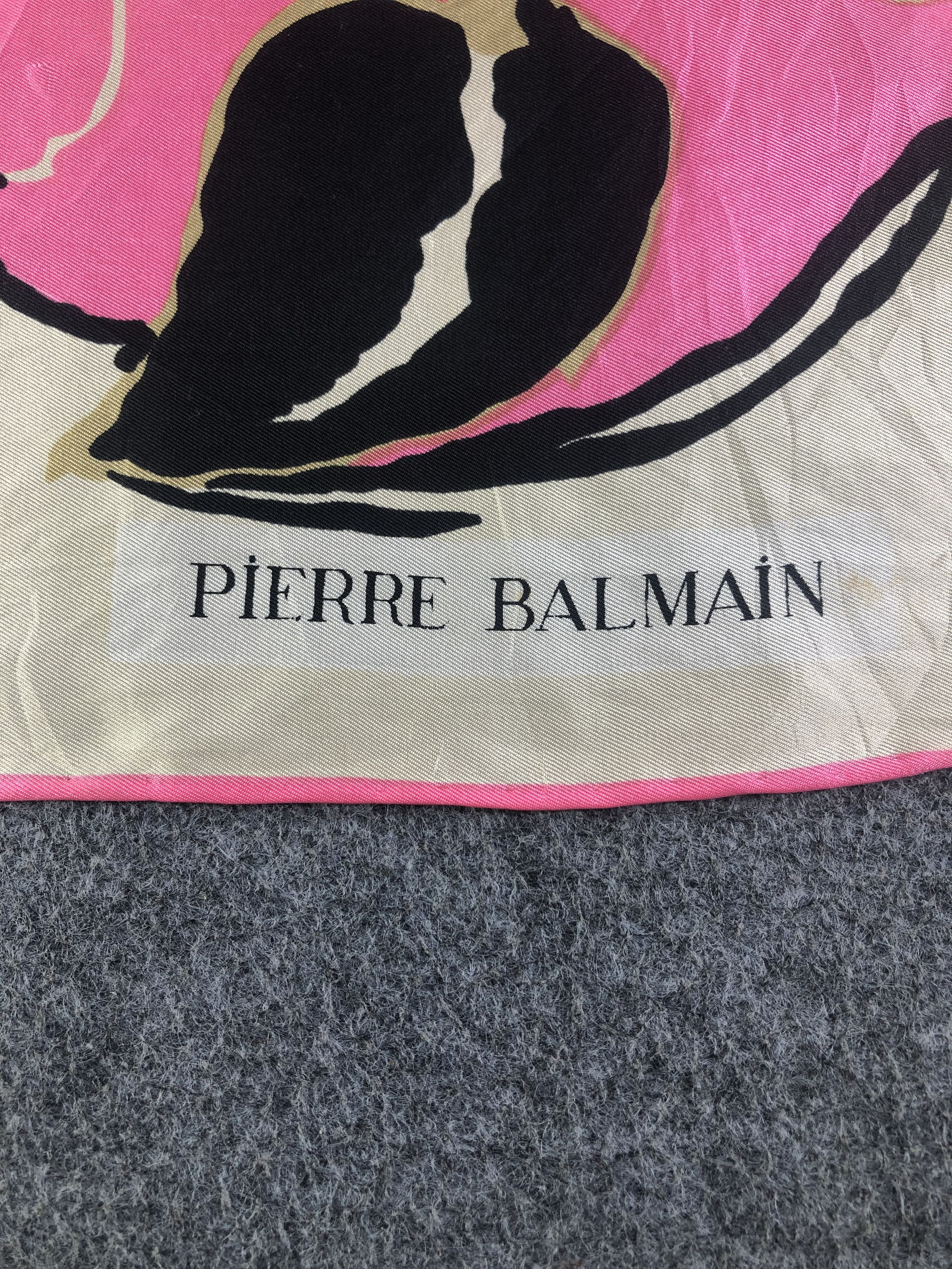 Pierre Balmain × Vintage Pierre Balmain Silk Handkerchief / Bandana / Neckerchief Size ONE SIZE - 5 Thumbnail