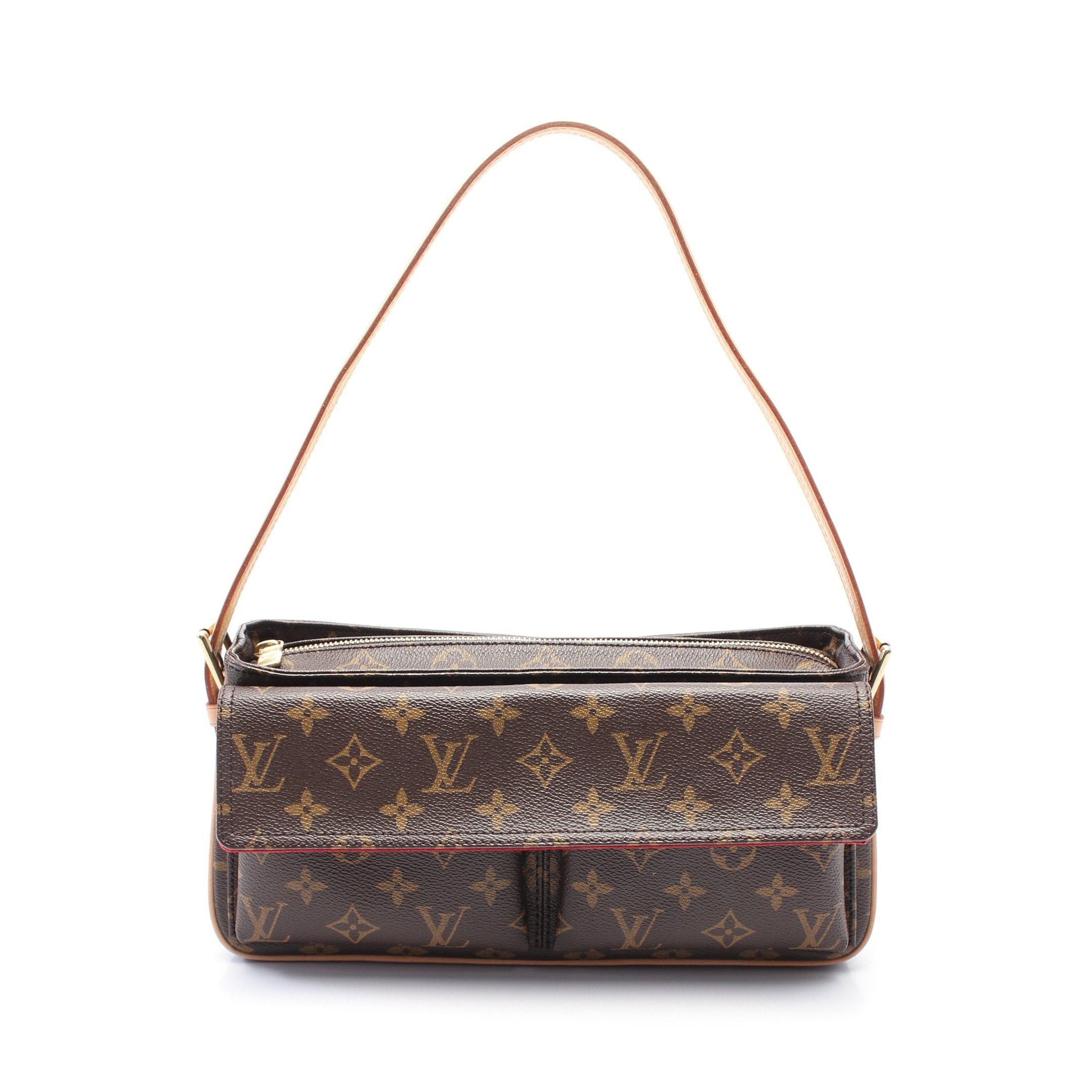 Louis Vuitton Louis Vuitton Vivacite Mm Monogram Shoulder Bag Leather Brown Size ONE SIZE - 1 Thumbnail