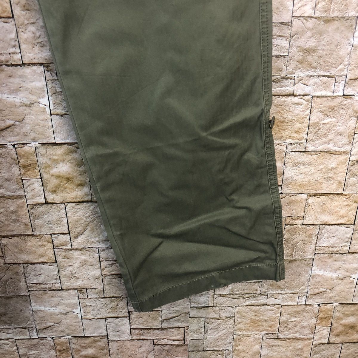 Japanese Brand Natural Beauty Basic Green Cargo Multipocket Pants #A49 Size US 28 / EU 44 - 9 Thumbnail