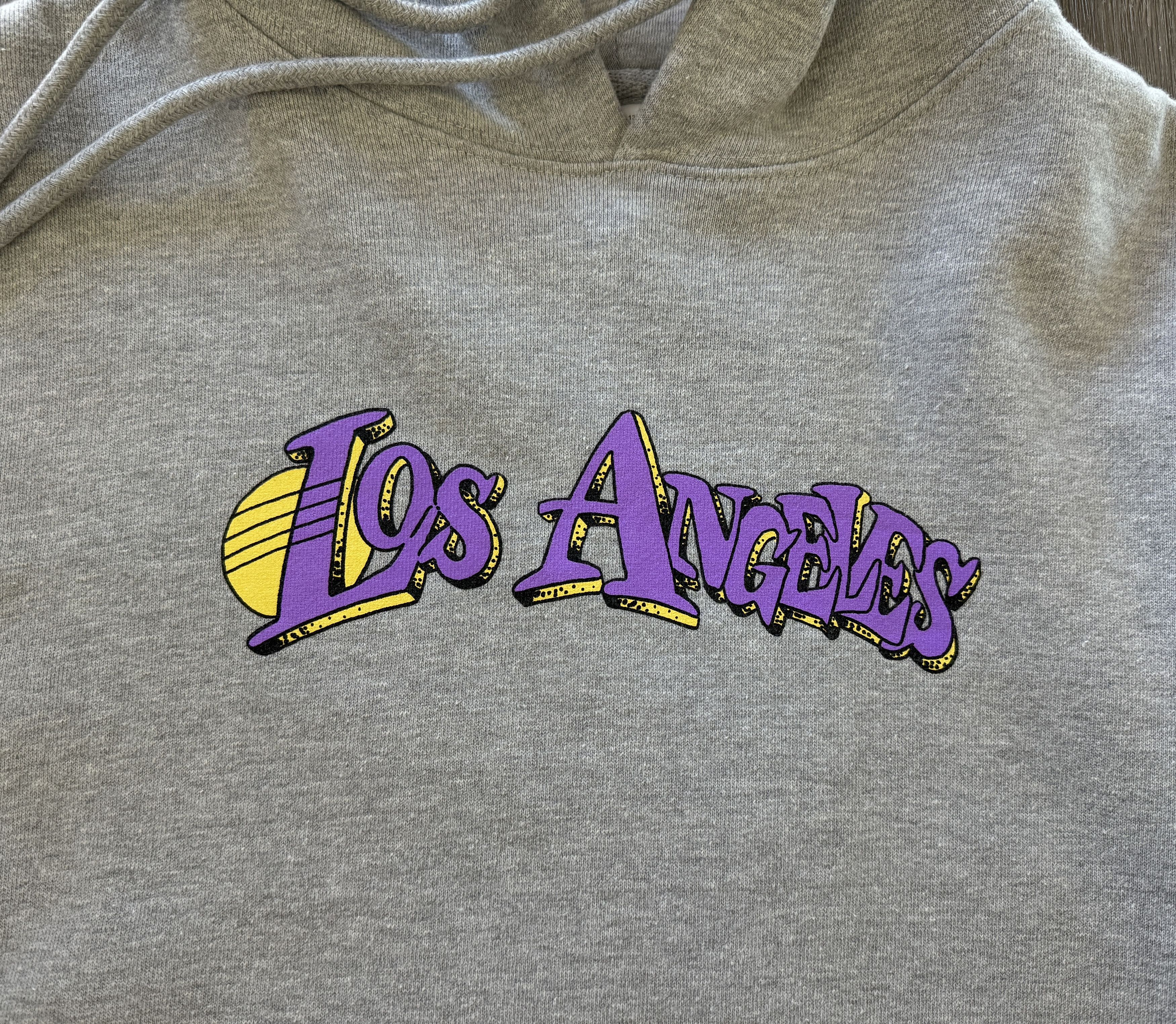 NBA Vintage Style LA Lakers Legends Cartoon Hoodie Size US M / EU 48-50 / 2 - 4 Thumbnail