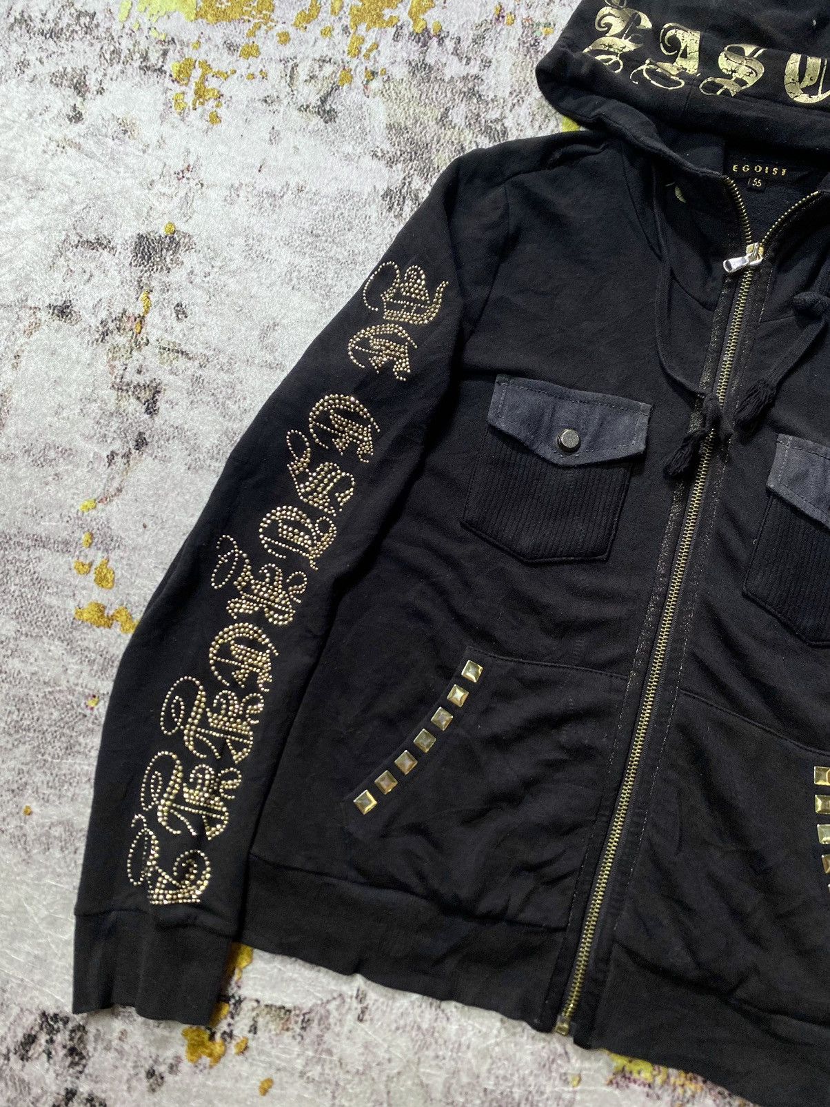 If Six Was Nine Japanes Egoist Studded Hoodie ifsix lgb style Size US M / EU 48-50 / 2 - 2 Thumbnail