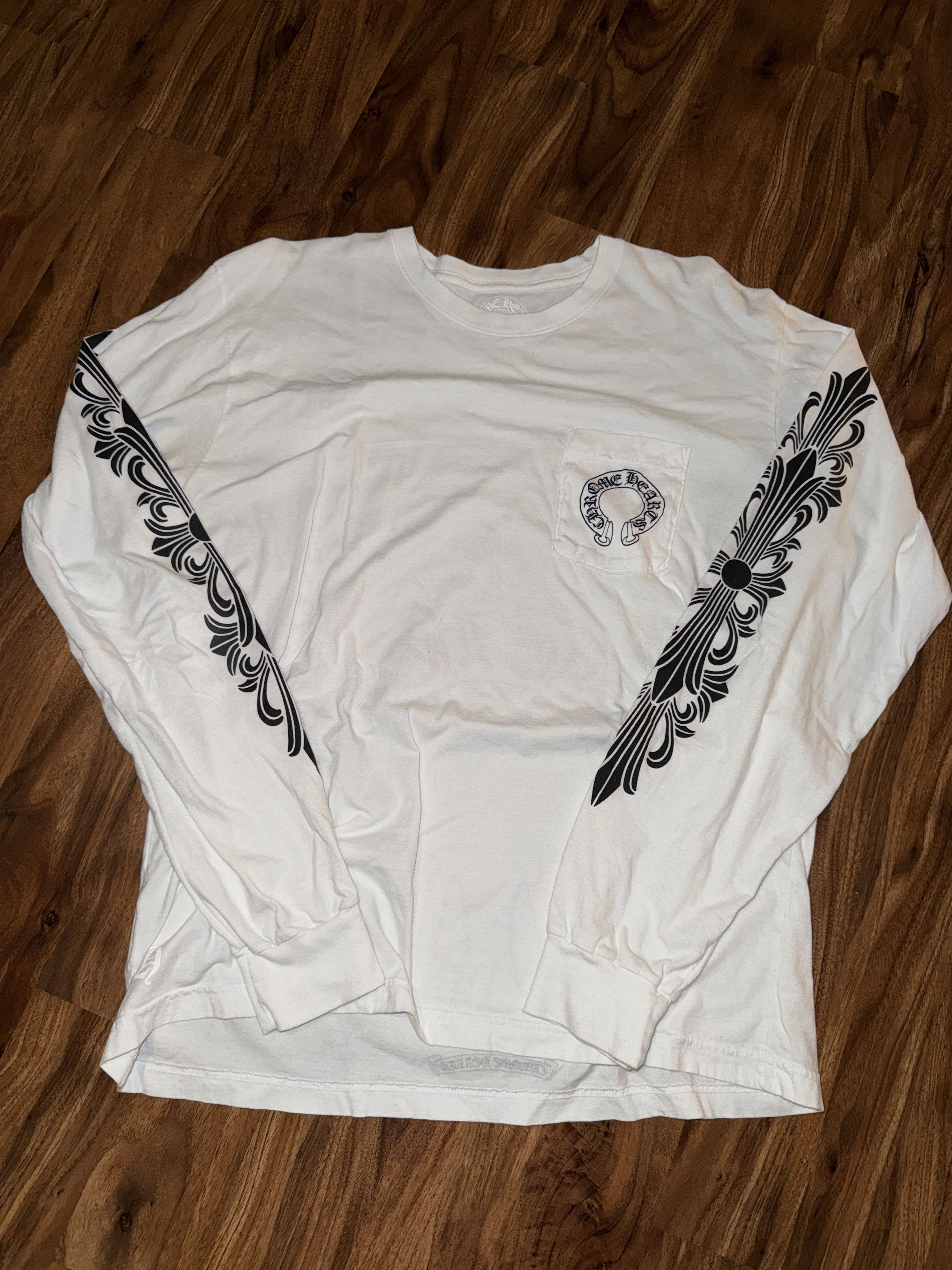 Chrome Hearts CHROME HEARTS Roller Skate Horse Shoe Jersey L/S T
