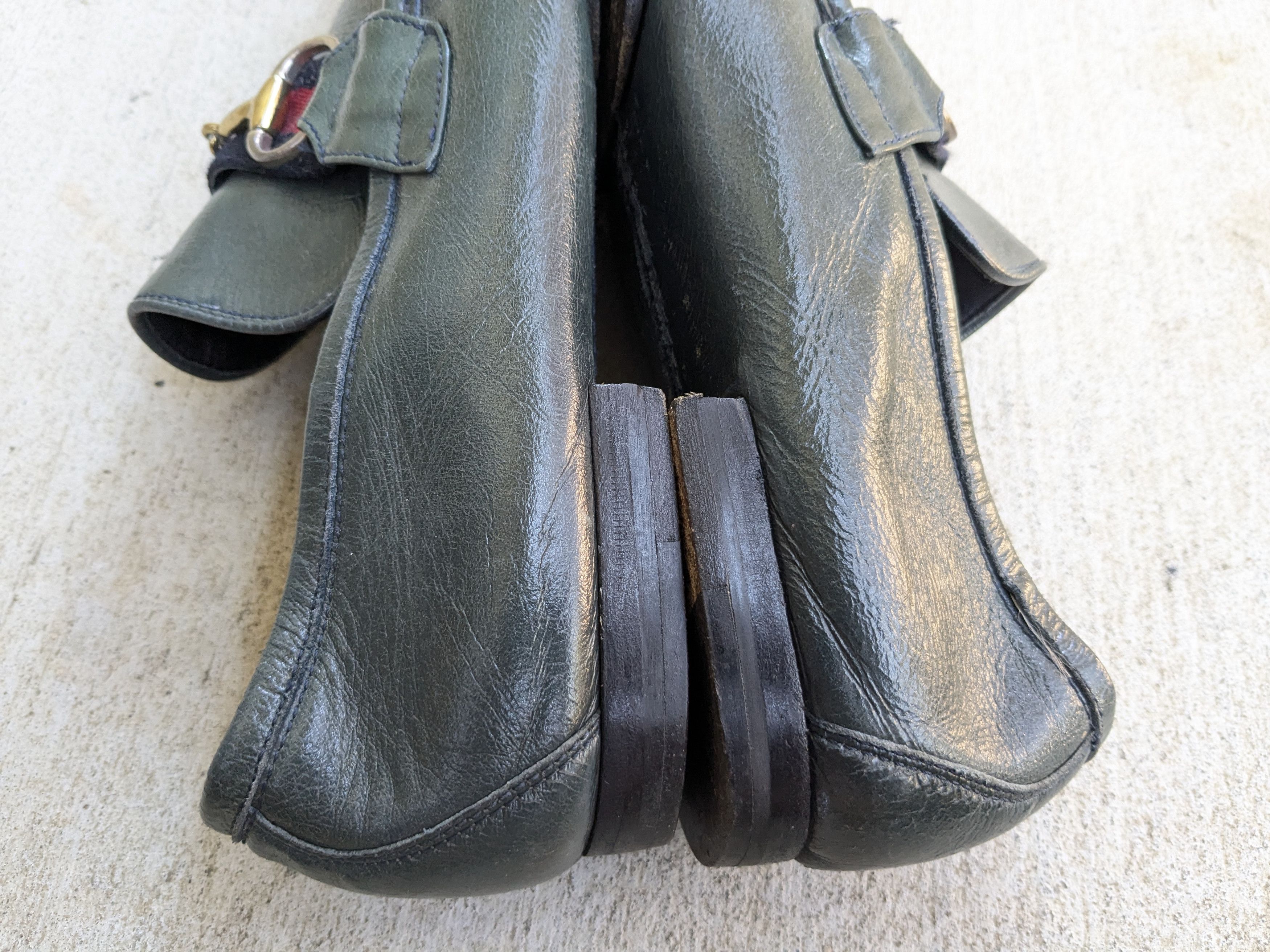 Gucci Gucci Horsebit Loafers Green 9 Snaffle Bit Tom Ford Leather Size US 9 / EU 42 - 7 Thumbnail