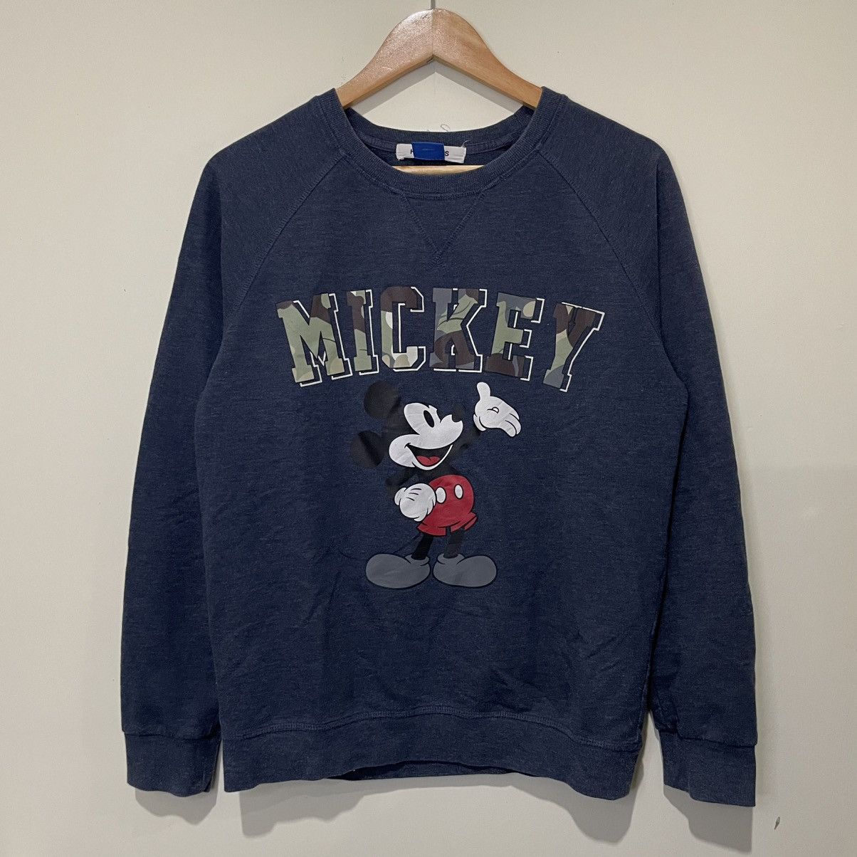Mickey Mouse Disney Mickey Mouse navy blue graphic print sweatshirt. Size US S / EU 44-46 / 1 - 1 Thumbnail