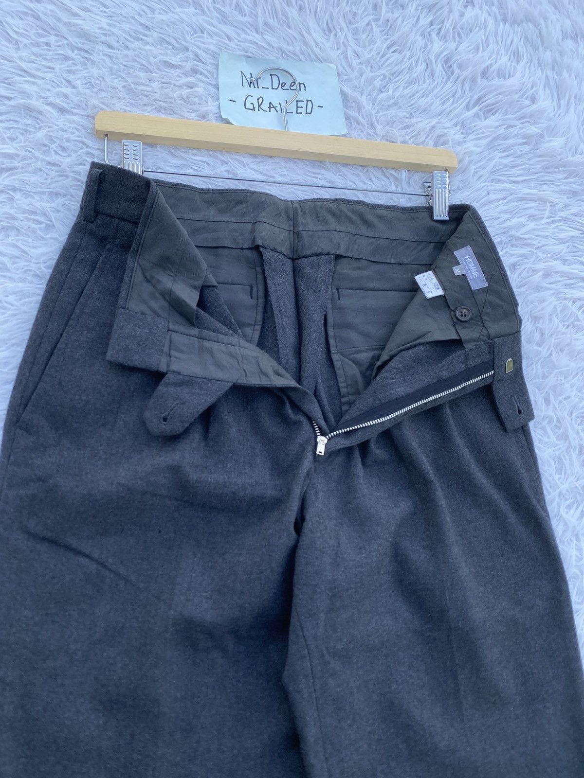 Comme des Garcons Rare Vintage Comme Des Garcons Homme Wool Pants Size US 28 / EU 44 - 9 Thumbnail