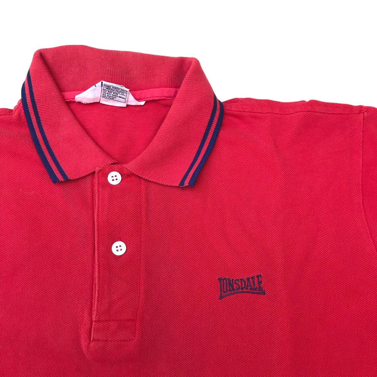 Lonsdale × Other UK classic Lonsdale Poloshirt Red black twin tipped colorway Size US M / EU 48-50 / 2 - 2 Thumbnail