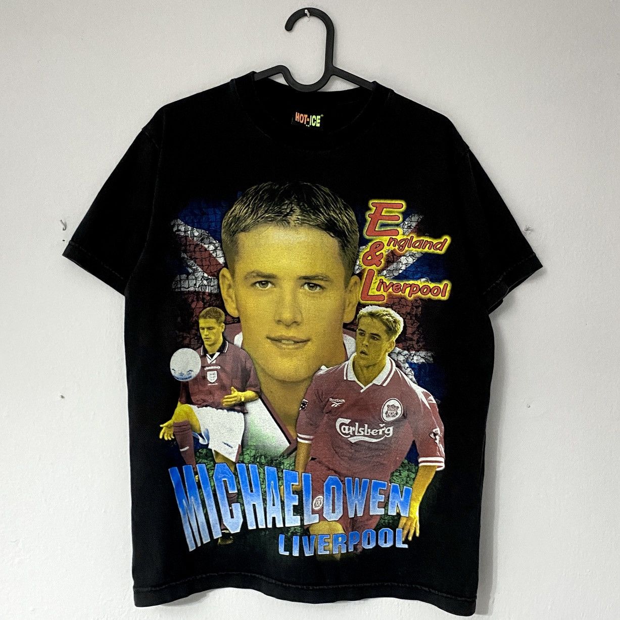 Vintage 1996 1998 Liverpool Owen Vintage Soccer Jersey Tee Kit Shirt Size US M / EU 48-50 / 2 - 2 Thumbnail