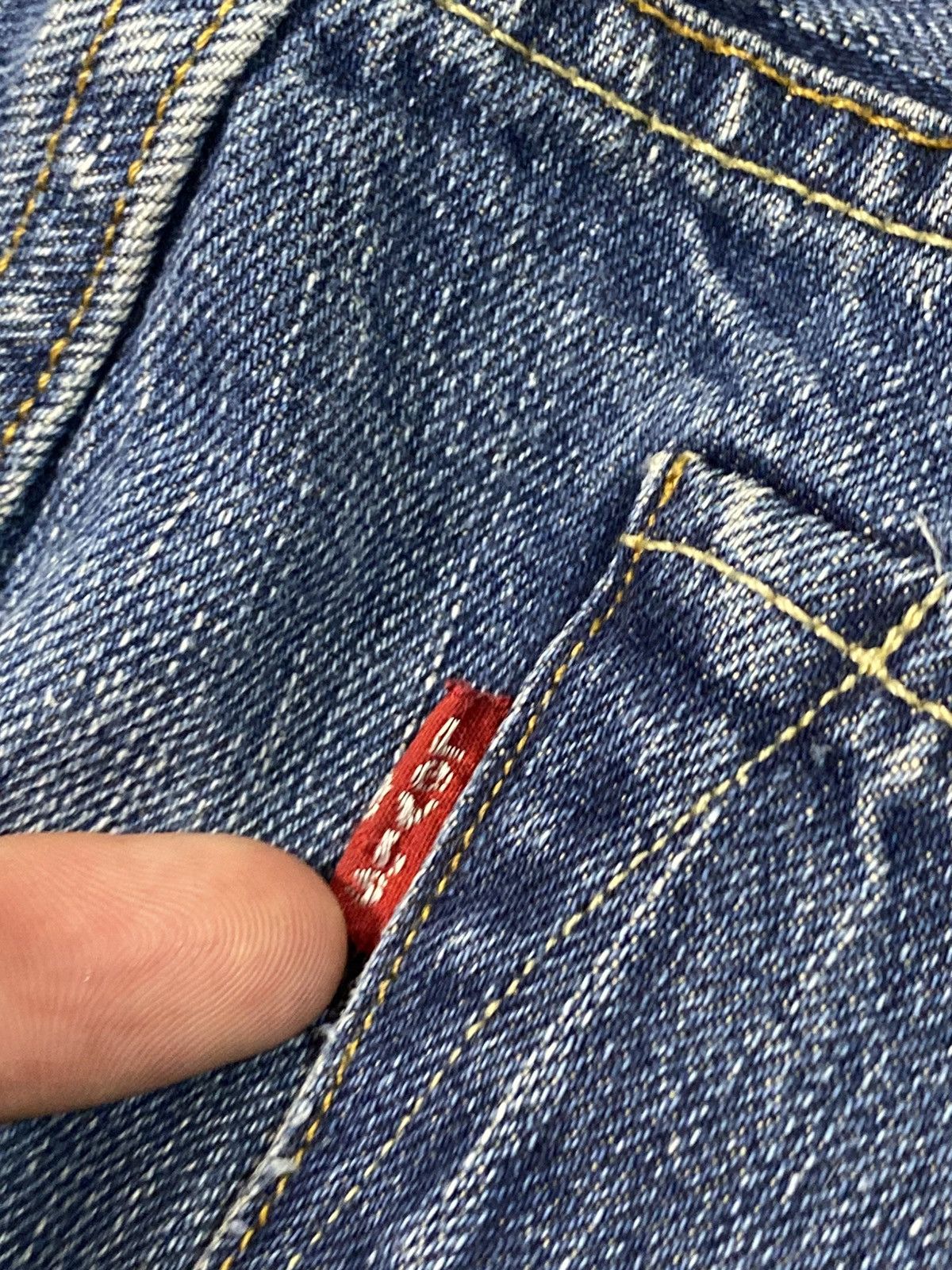 Japanese Brand × Levi's × Vintage Vintage Red Collection Levi’s Wide Straight Denim Jeans Size US 30 / EU 46 - 10 Thumbnail