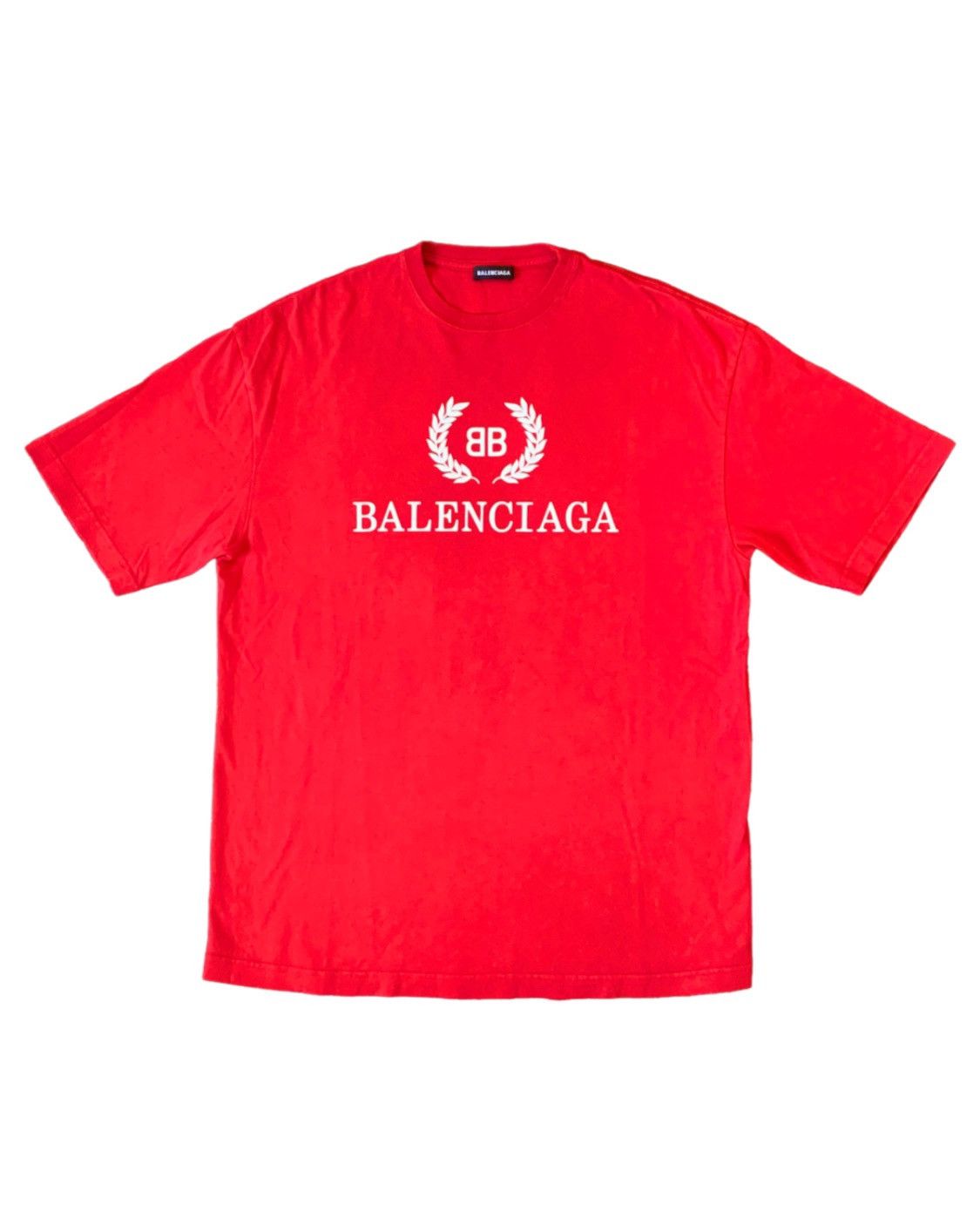 Balenciaga Balenciaga Red BB Crest Logo Shirt | Grailed Balenciaga Balenciaga Red BB Crest Logo Shirt | Grailed