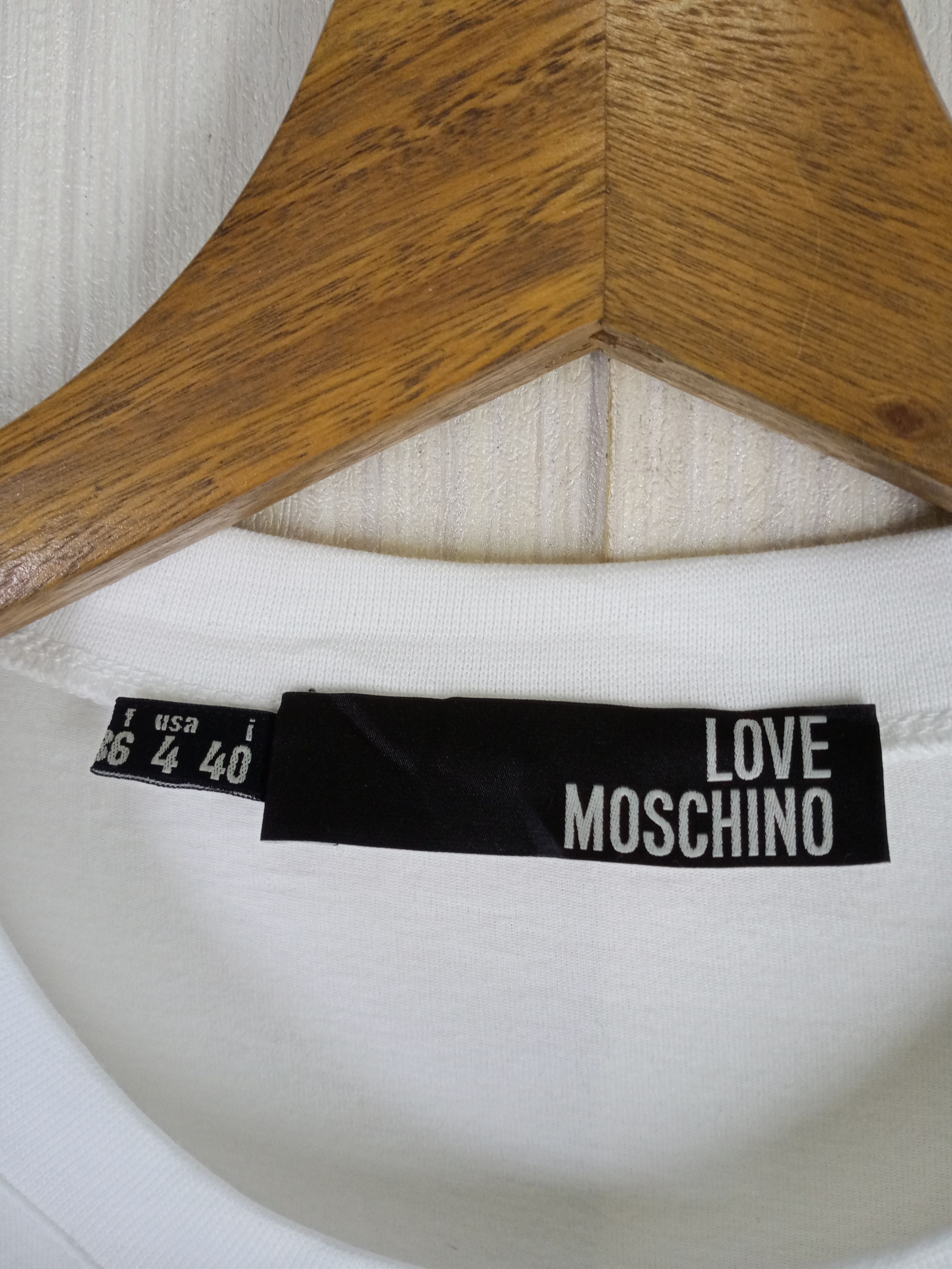 Love Moschino × Moschino Love Moschino Long Sleeve Tshirt Size XS / US 0-2 / IT 36-38 - 5 Thumbnail