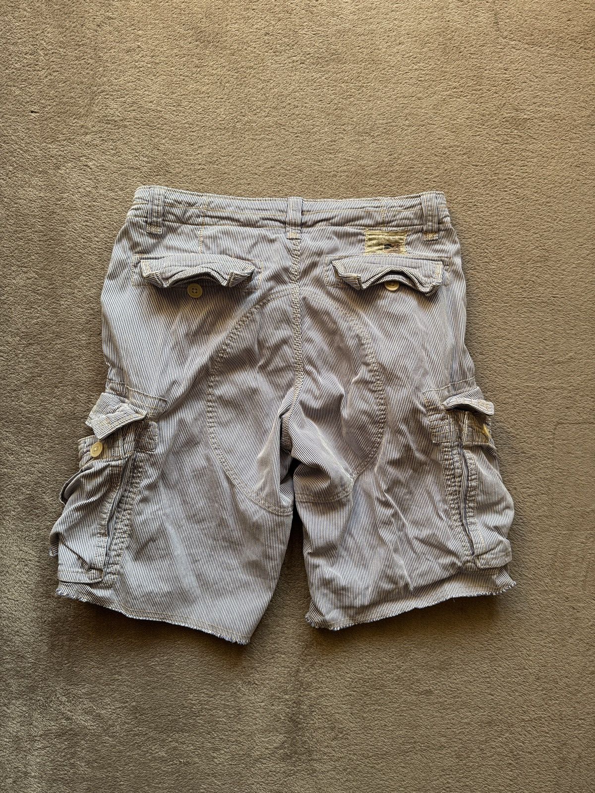 Denim & Supply Ralph Lauren × Polo Ralph Lauren × Vintage Vintage Polo Jeans Co Baggy Fit Cargo Shorts 90s Y2K Size US 30 / EU 46 - 3 Thumbnail