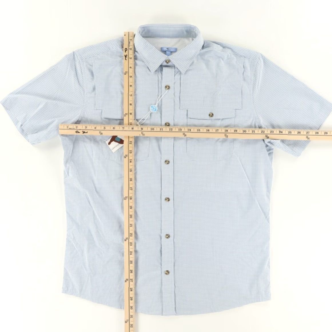 Catalina Genteal Brrr Catalina Fishing Nylon Striped Button Up Shirt Blue Men L Size US L / EU 52-54 / 3 - 3 Thumbnail