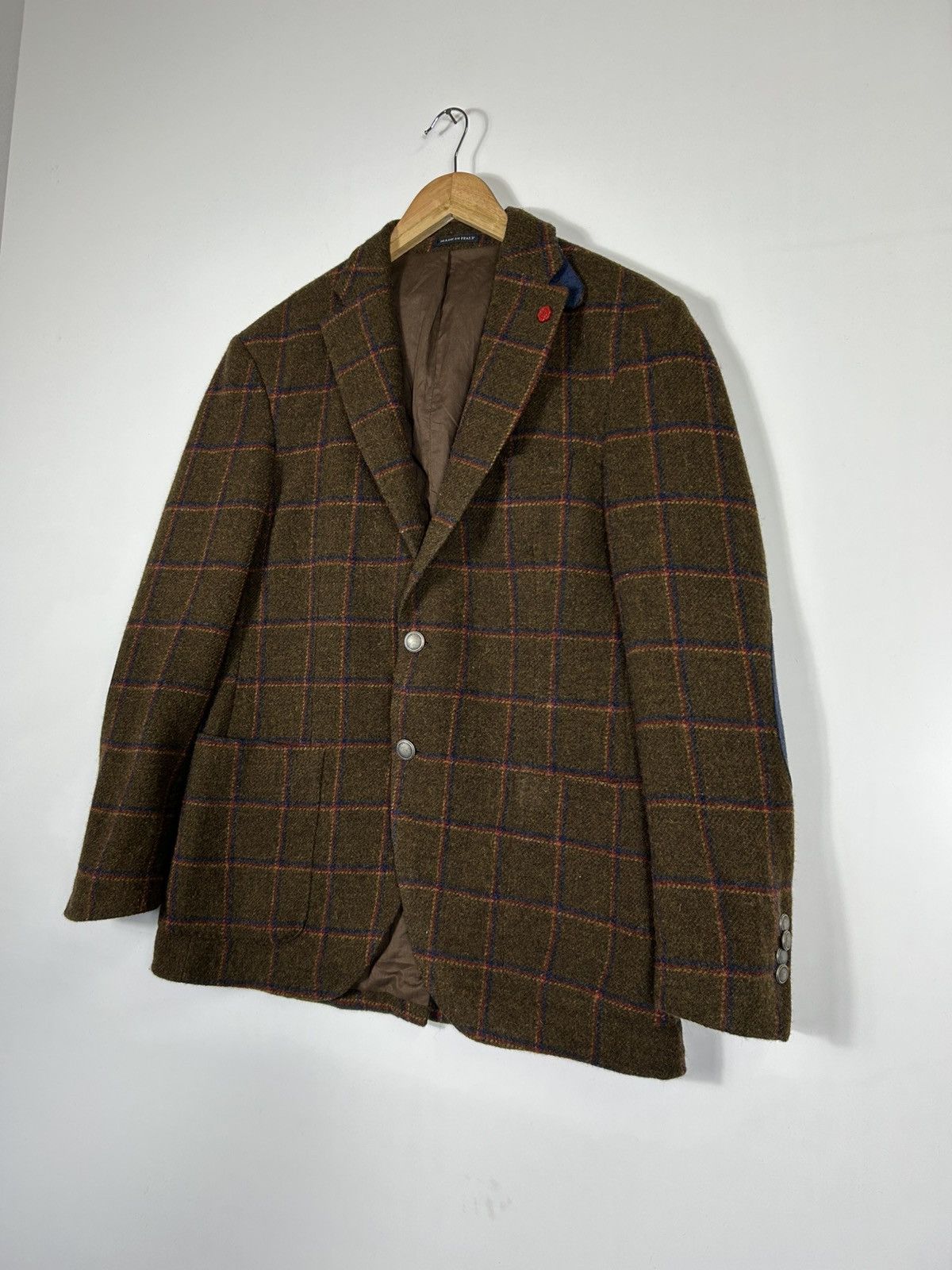 Designer 🔥51 CINQUANTUNO Italian Wool Luxury Flannel Sport Coat Size US M / EU 48-50 / 2 - 3 Thumbnail