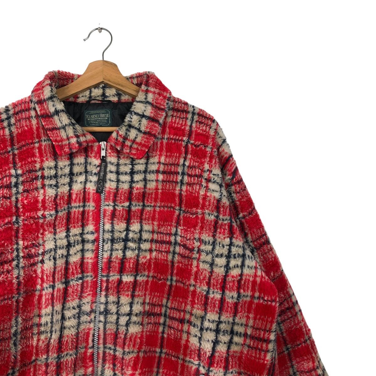 Hysteric Glamour 🔥VINTAGE ZIPPER JACKET FLEECE SHERPA KEARNEY HOUSE TARTAN Size US L / EU 52-54 / 3 - 8 Thumbnail