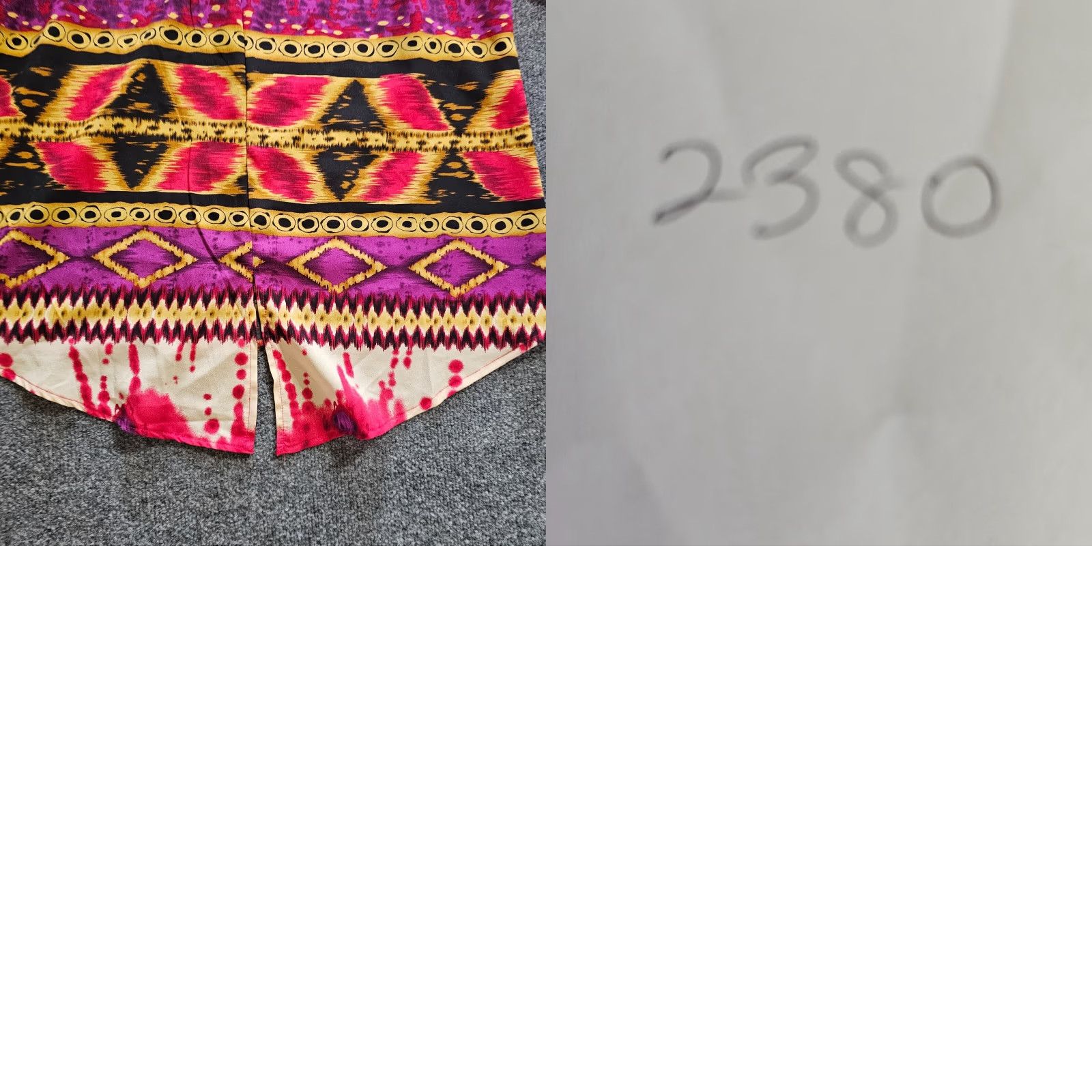Bell Cocomo Top Shirt Women XL Petite Pink Southwest Bell Sleeve Aztec Casual Career Shirt Womens XL Petite Pink Aztec Southwest Bell Sleeve Size XL / US 12-14 / IT 48-50 - 8 Thumbnail
