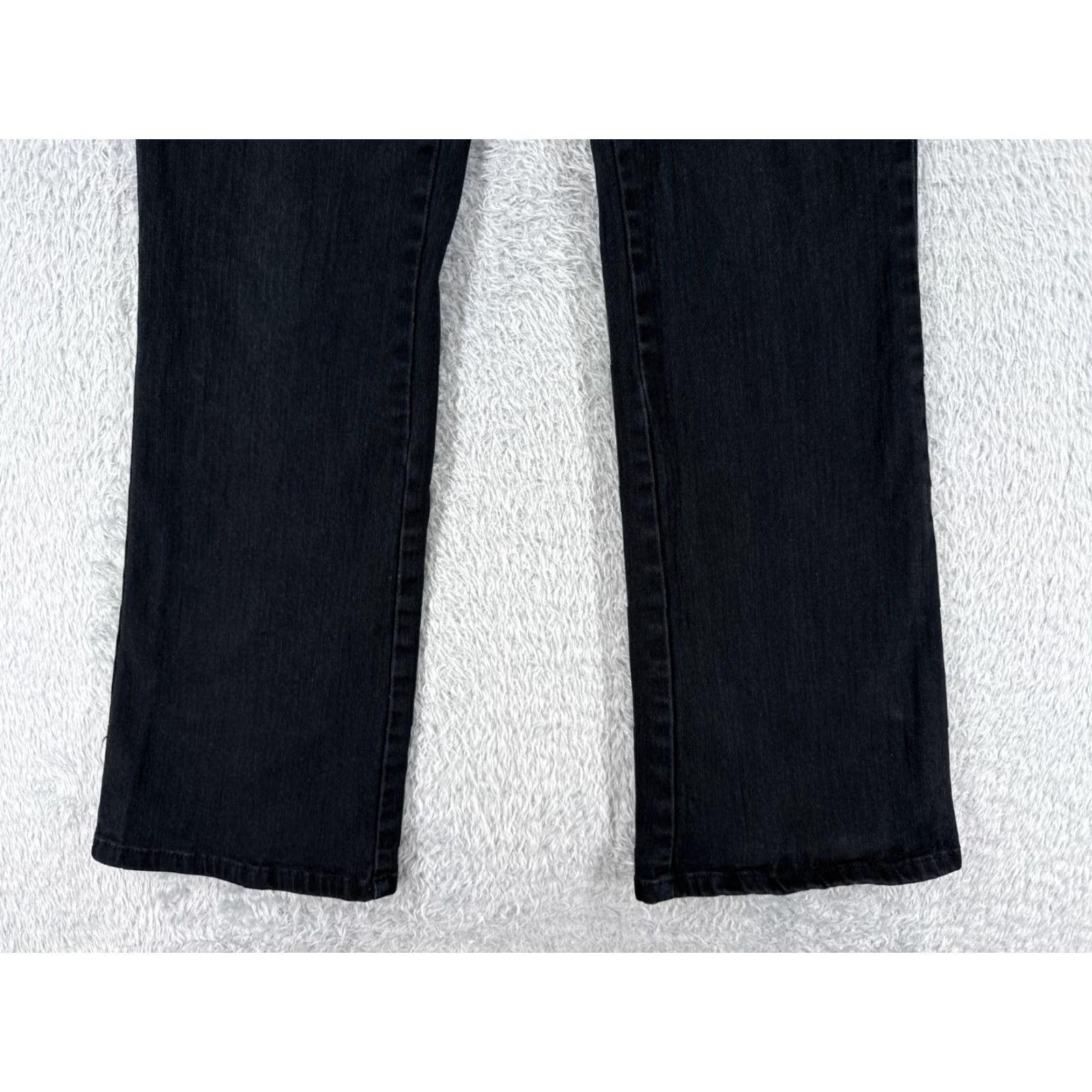 Vintage St. Johns Bay Jeans Womens 10 Black Denim Bootcut 28x28 5-Pocket Size 32" / US 10 / IT 46 - 2 Thumbnail