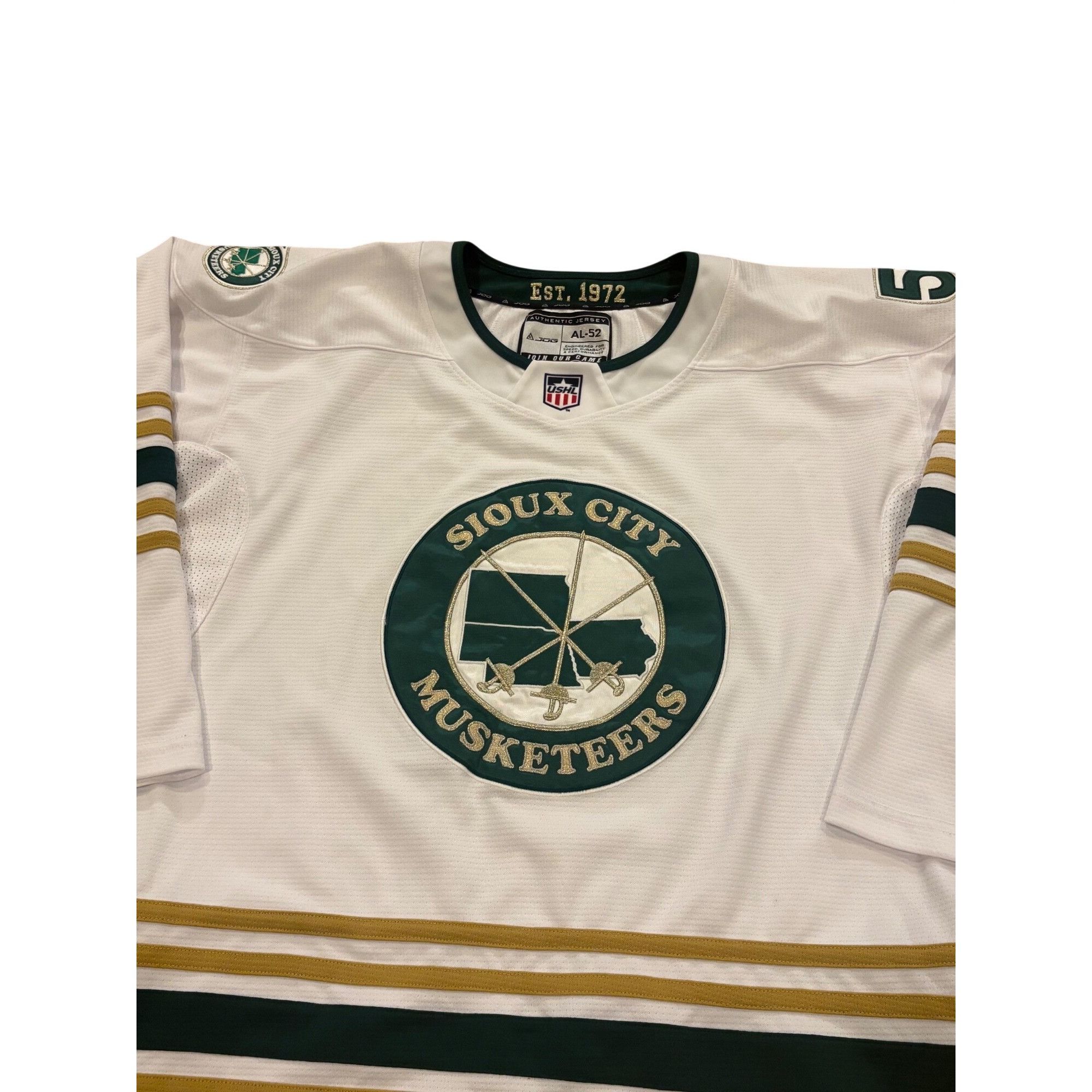 Other Rare 2022-2023 Sioux City Musketeers Team Signed Authentic U Size US XXL / EU 58 / 5 - 5 Thumbnail