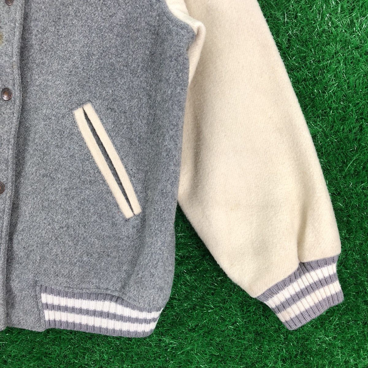 McGregor Vintage 90's Wool Varsity Jacket by McGregor Sportswear Size US S / EU 44-46 / 1 - 3 Thumbnail