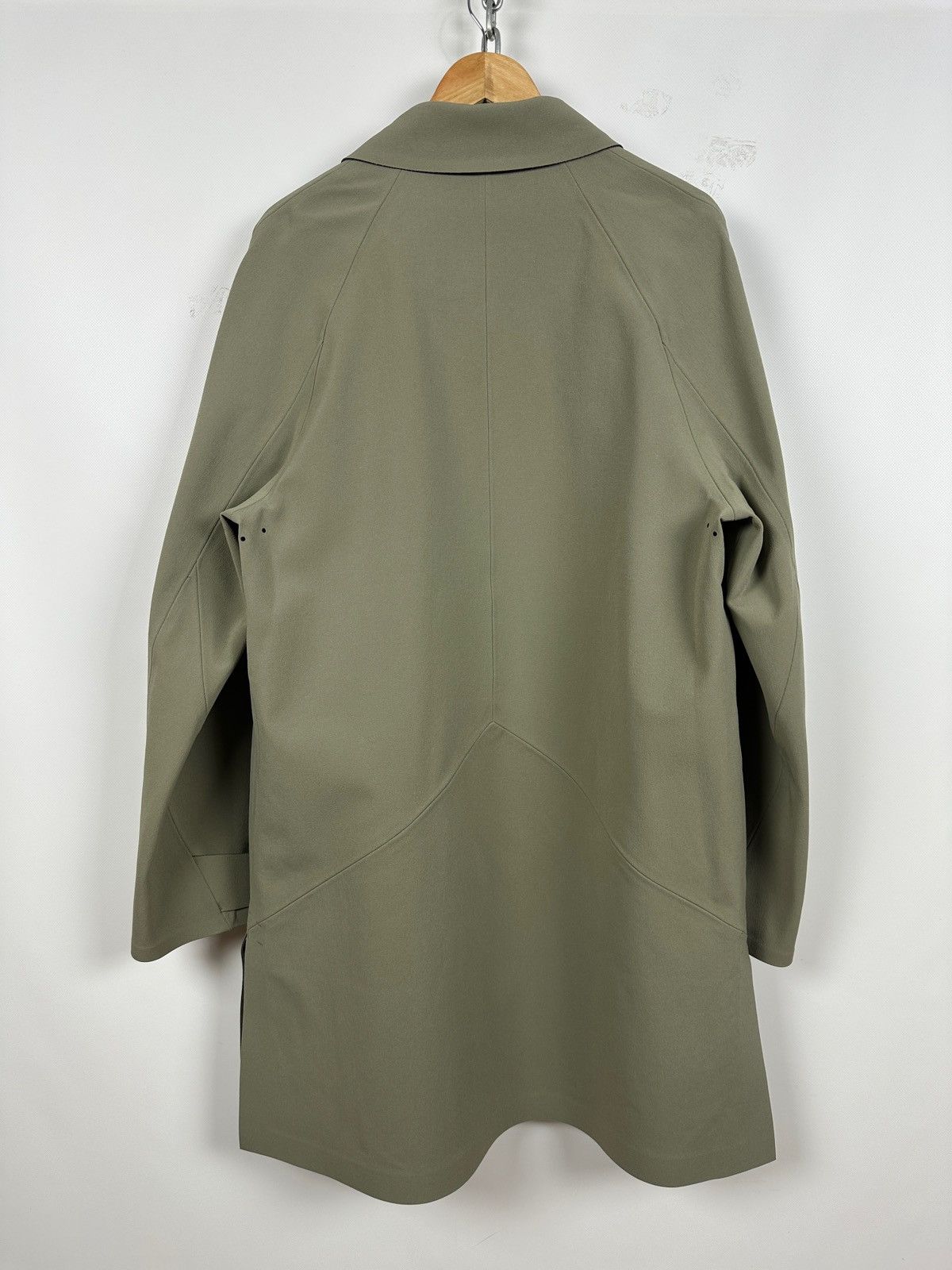 Vollebak Vollebak Laser Cut Khaki Trench Coat Size US XL / EU 56 / 4 - 4 Thumbnail