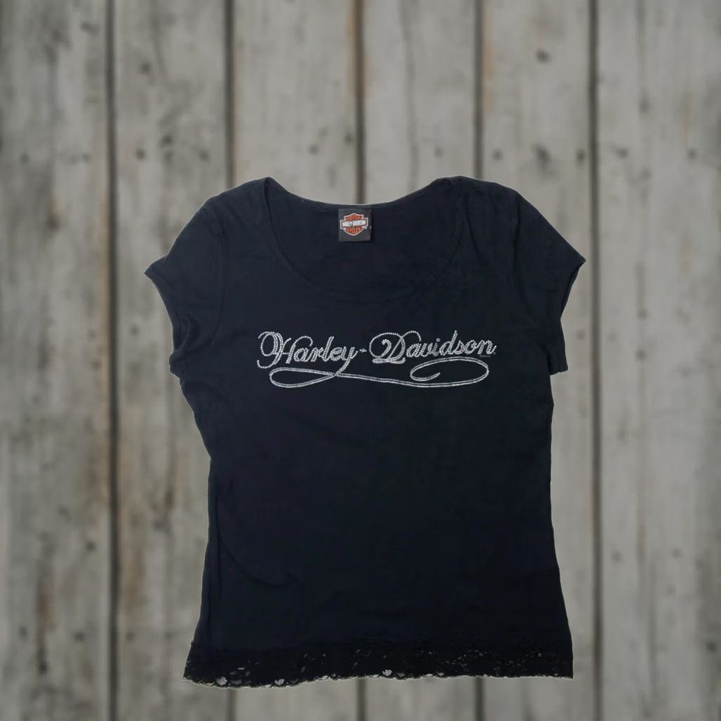 Harley Davidson Harley Davidson Of Ukiah T-Shirt (2000s) Unisex Adults X-Large Black Short Sleeve Vintage Ragstock Shirt Mens Womens Boys Girls Size US XL / EU 56 / 4 - 1 Thumbnail