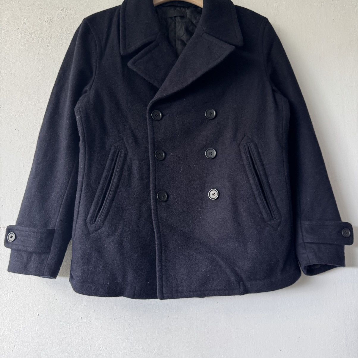 Undercover × Uniqlo Uniqlo Wool Double Breasted Blended Pea Coat Size US M / EU 48-50 / 2 - 3 Thumbnail